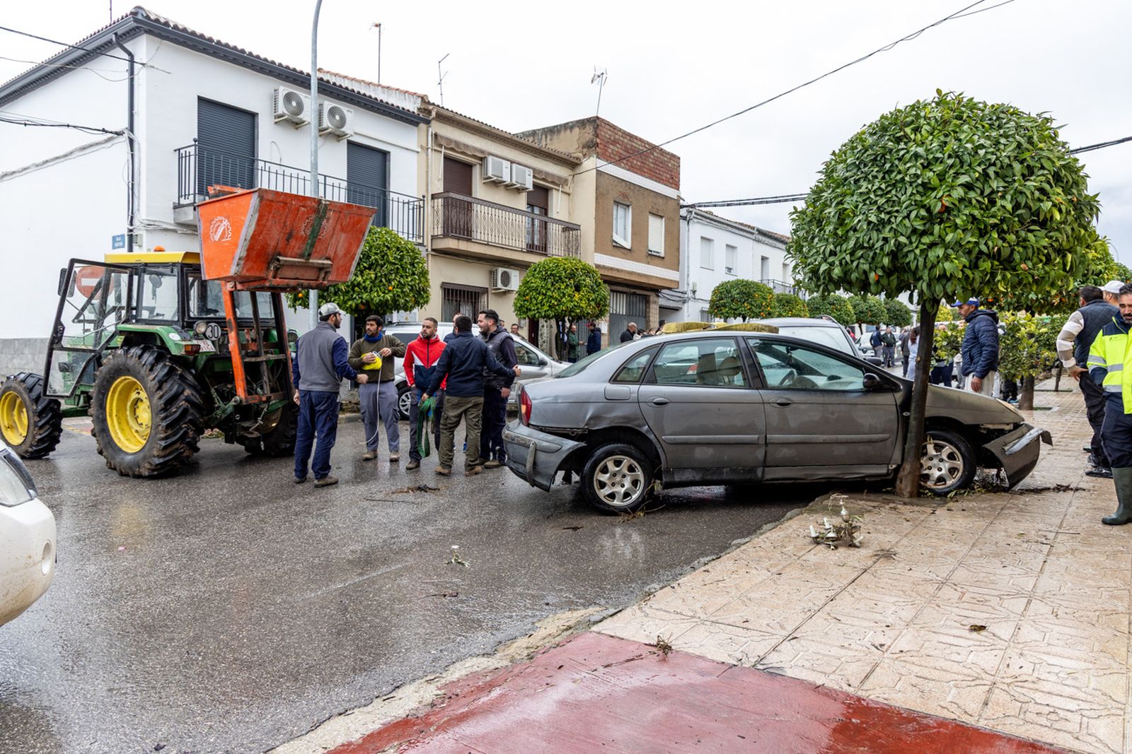 Así queda Monte Lope Álvarez después de la tromba de agua caída