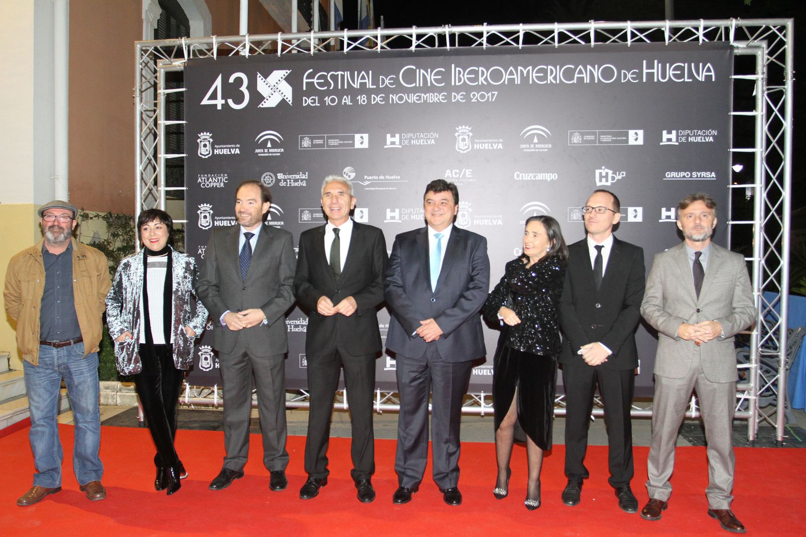 Gala inaugural de la 43 edición del Festival de cine Iberoamericano de Huelva.