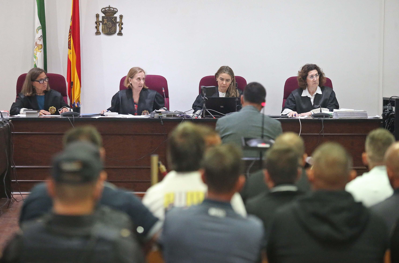 Fotos de la reanudación del macrojuicio por narcotráfico en Algeciras