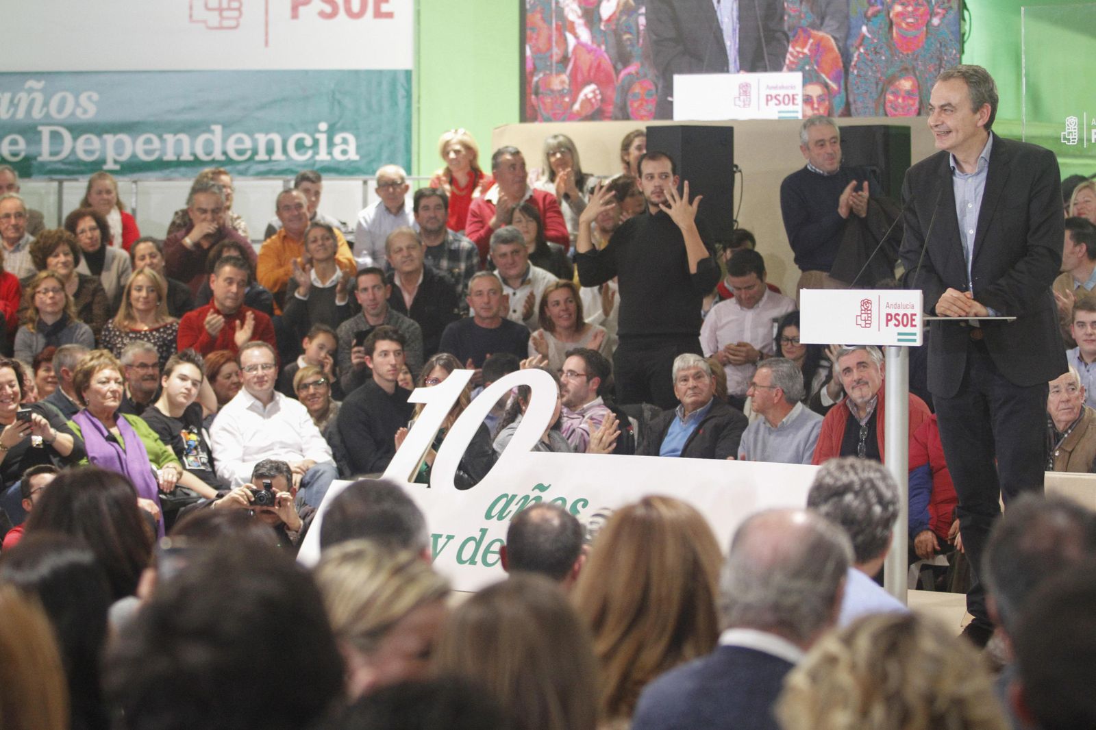 Susana Díaz y Zapatero, juntos en Jaén
