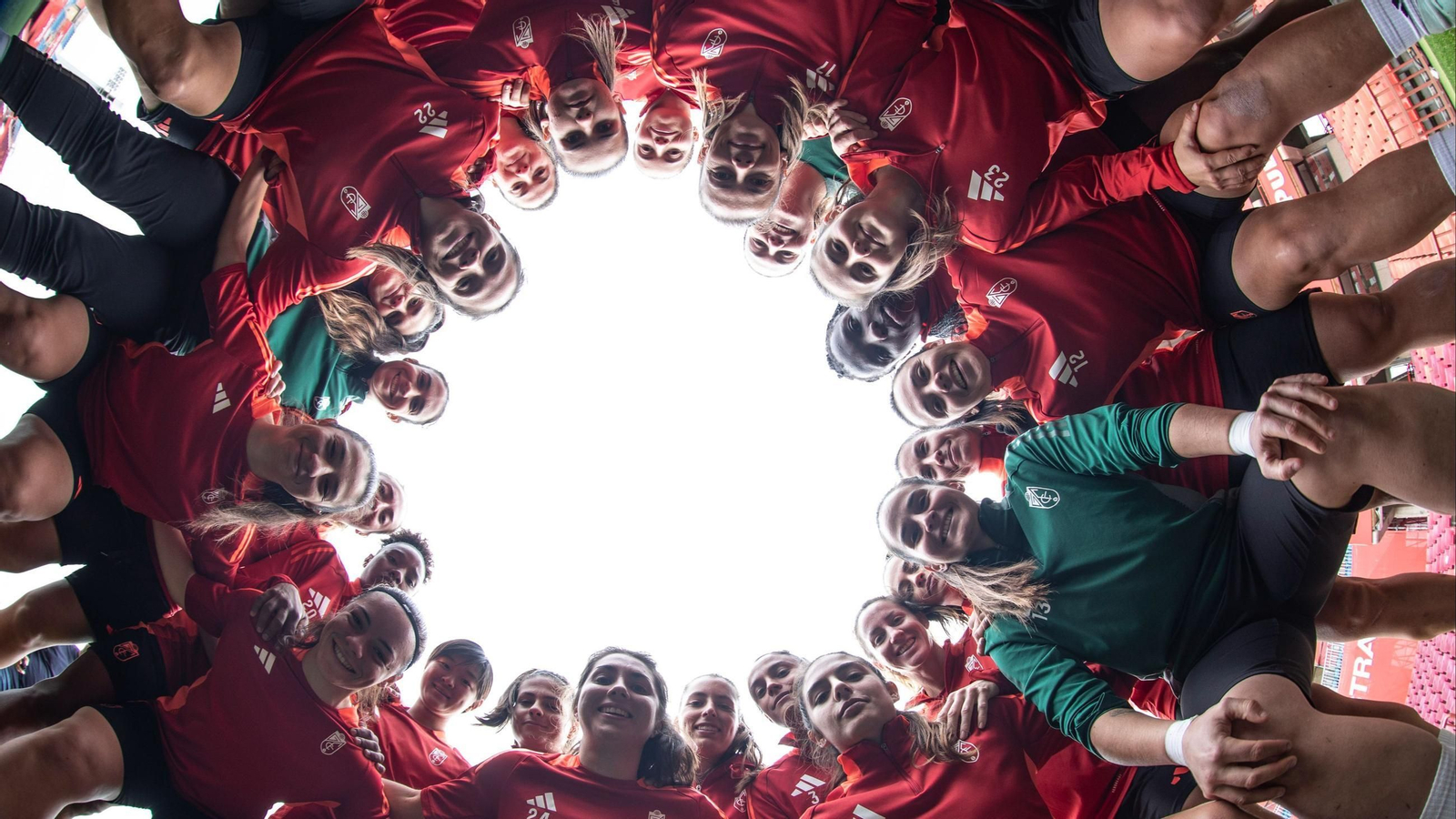 La plantilla rojiblanca antes de sus históricas semifinales de Copa