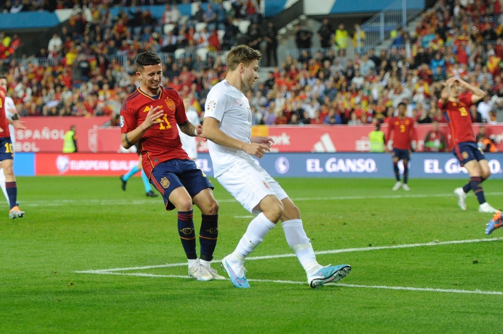 España-Noruega de Málaga, en fotos