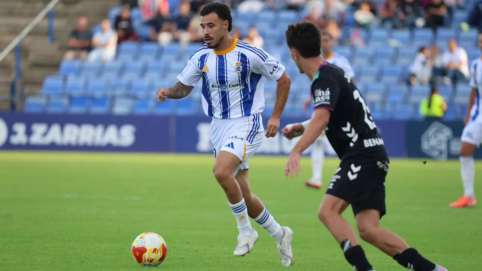 Alejandro Viedma, en su debut ante el Atlético Malagueño.