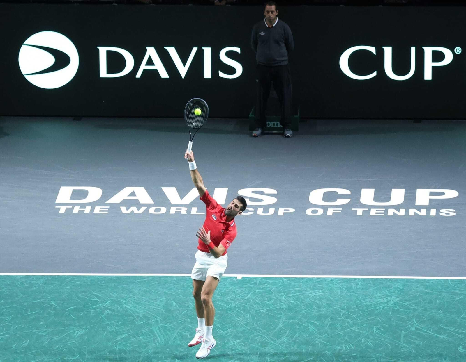 Copa Davis: El show de Djokovic en Málaga, en fotos