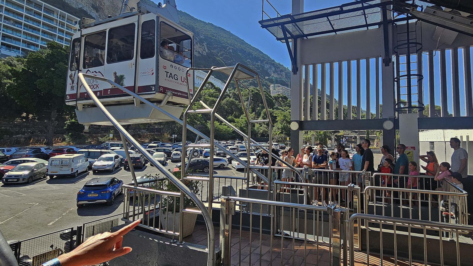 Las impresionantes vistas de la Bahía de Algeciras desde Gibraltar, en imágenes