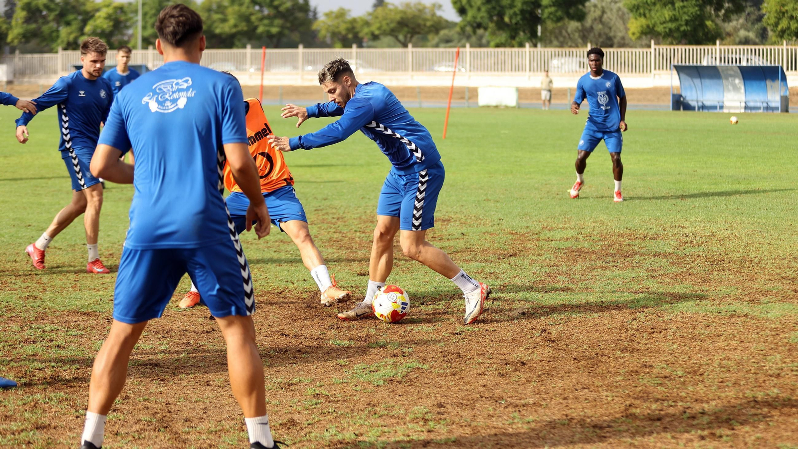 Primer entrenamiento del nuevo entrenador en el Xerez DFC