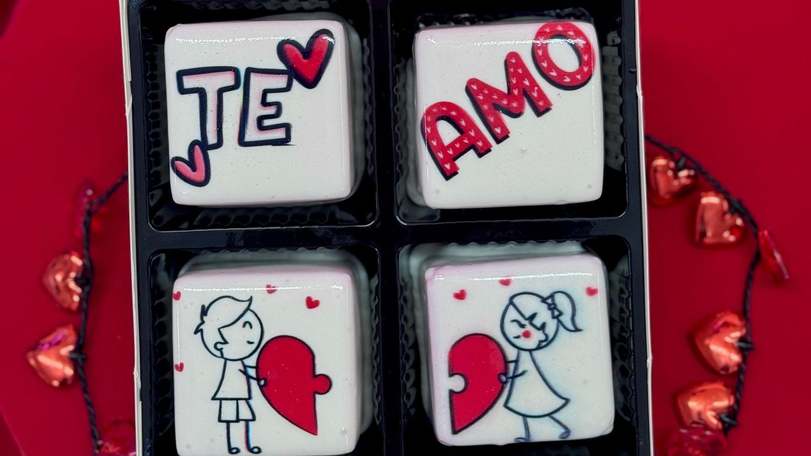 Creaciones de Daria Pastel para San Valentín