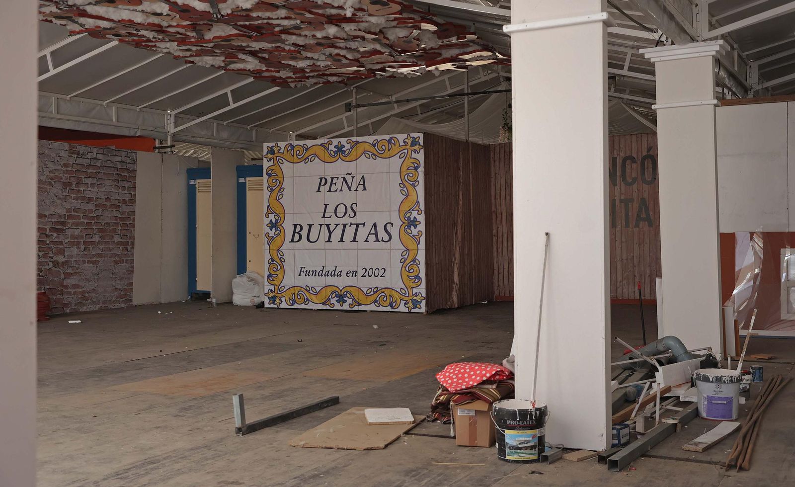 Fotos del montaje de la Feria Real de Algeciras 2025