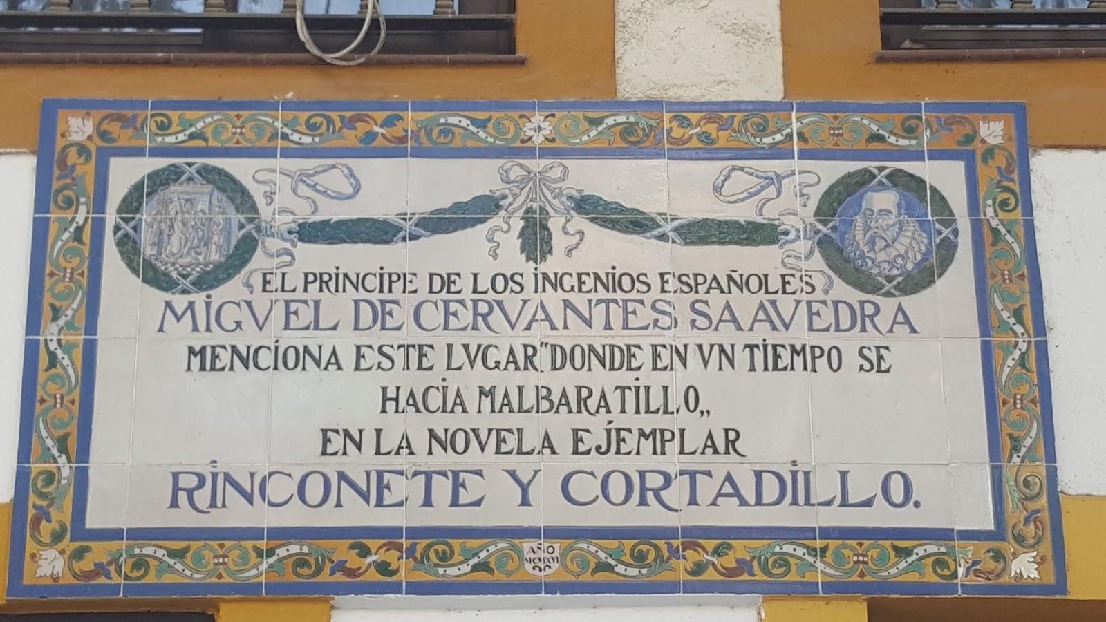 Azulejo de Cervantes