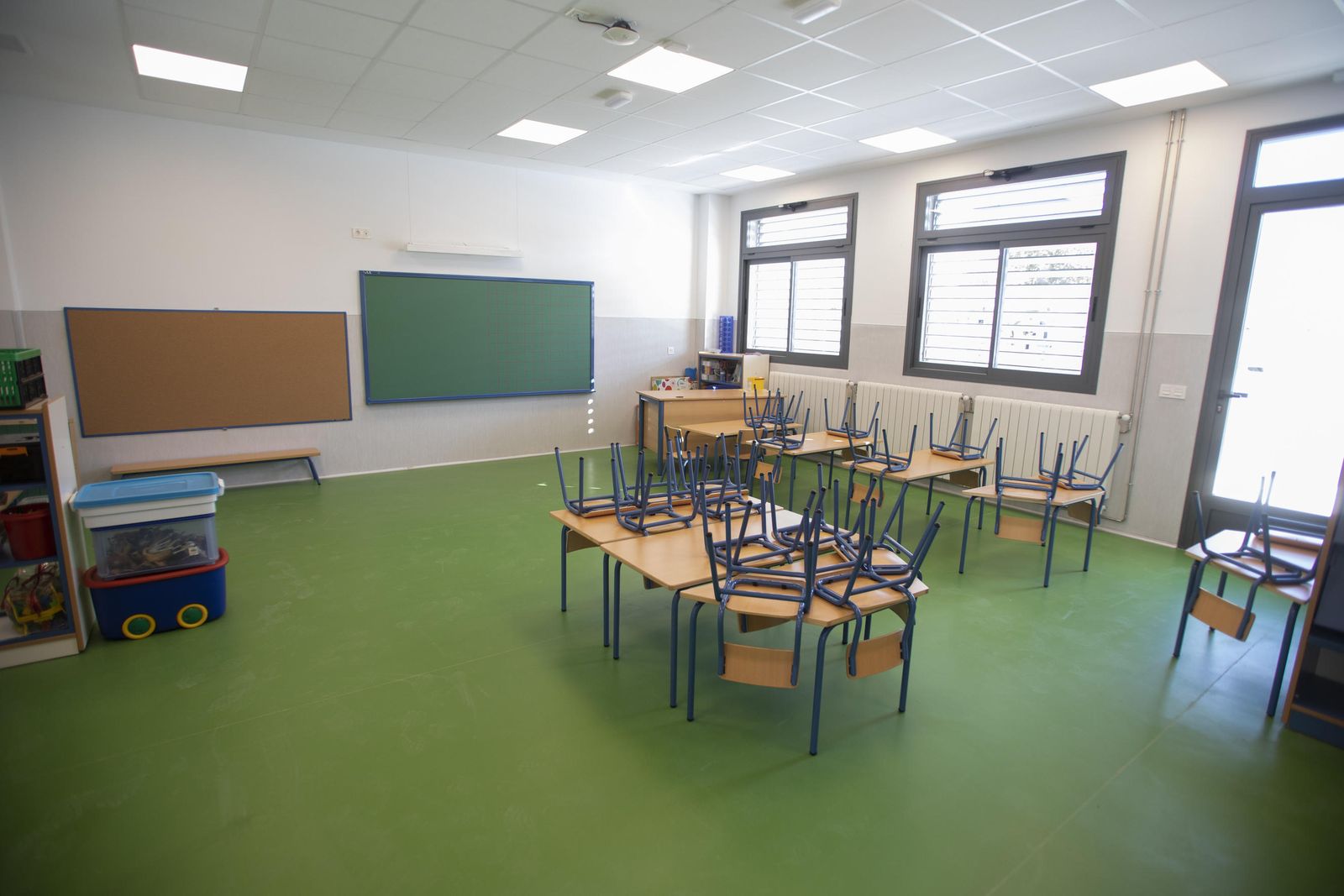 Aula del CEIP San Isidro Labrador.