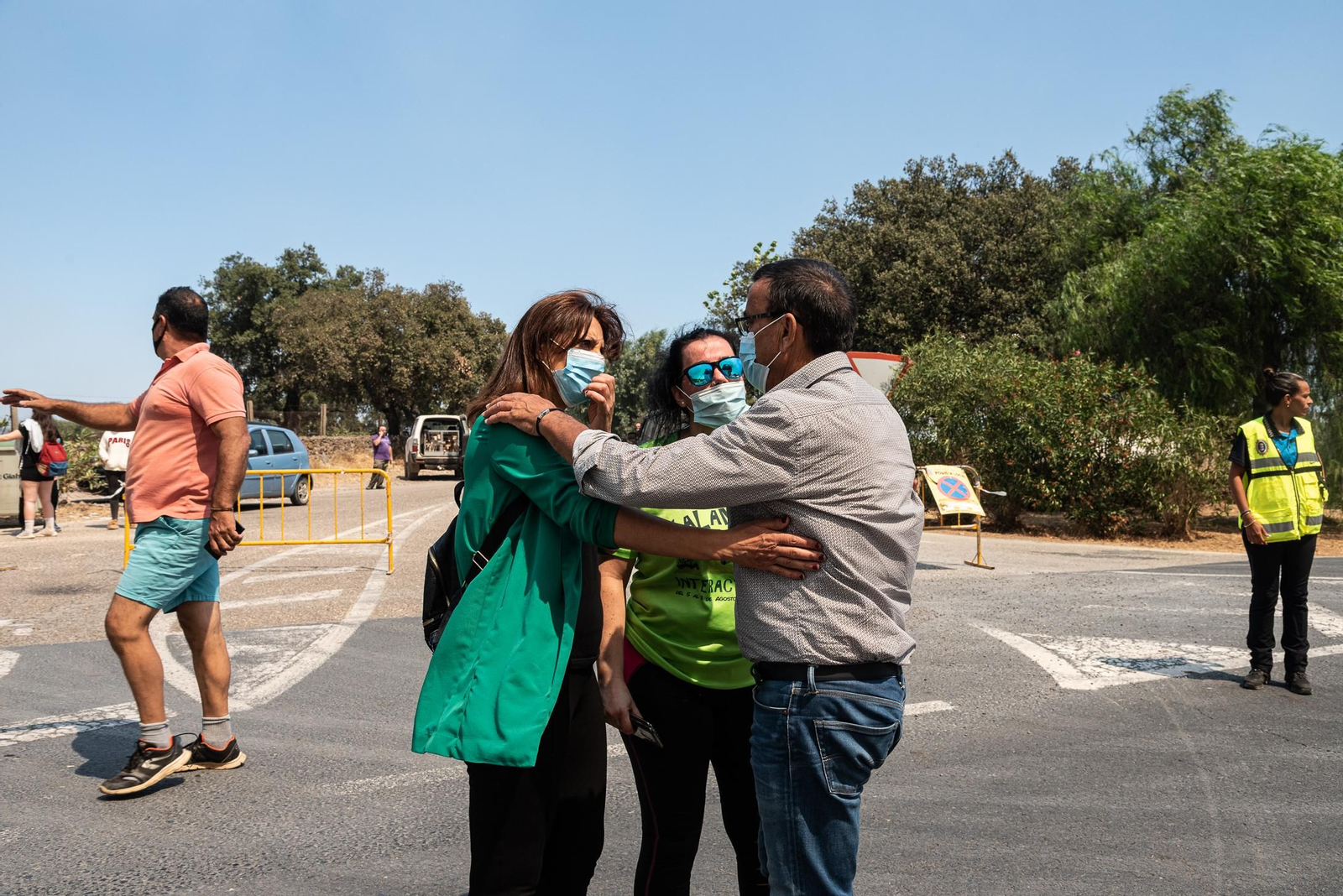 Imágenes del corte de la A-478