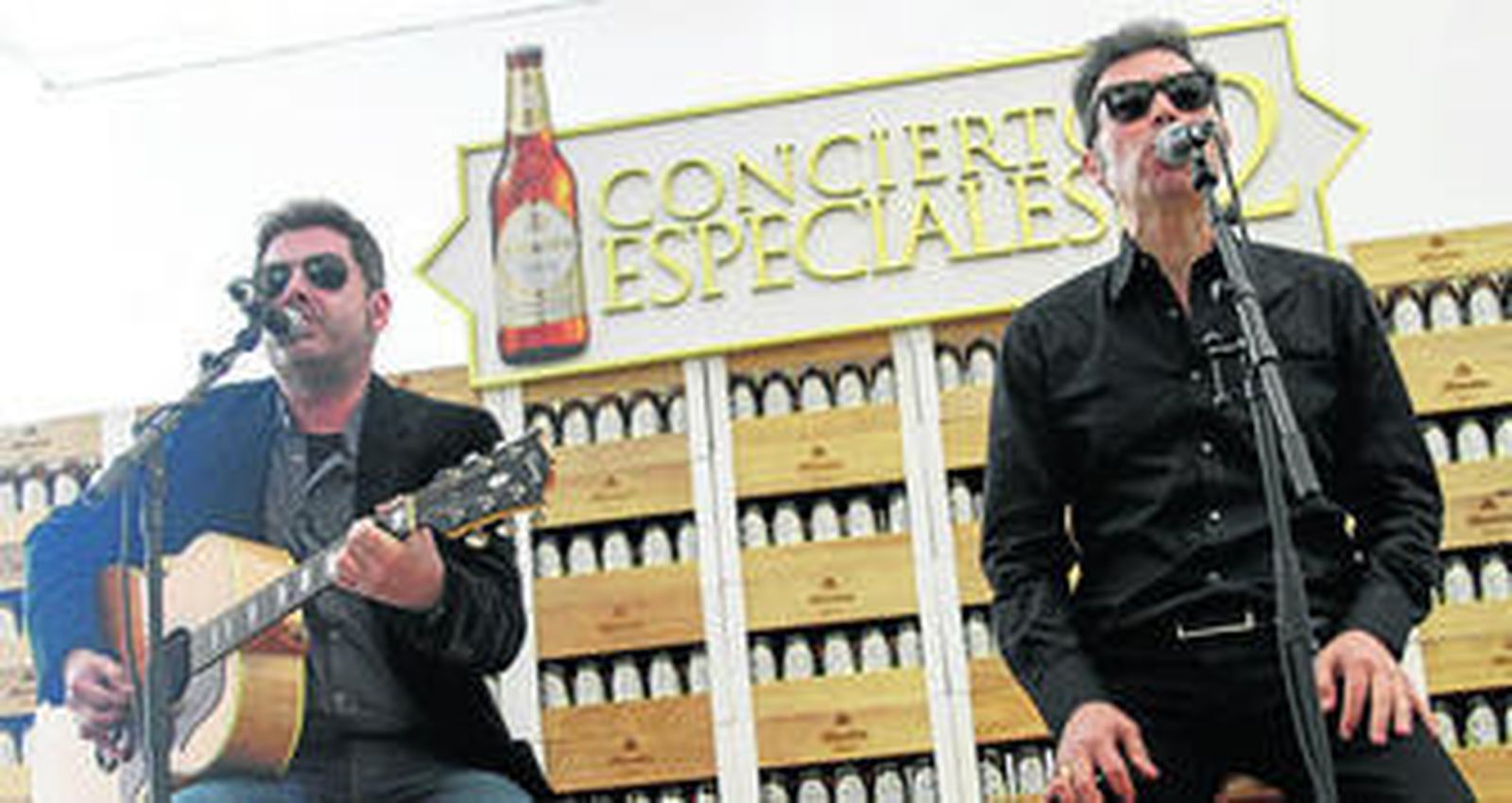 José Ignacio Lapido y José Antonio García, ayer en el inicio del ciclo.