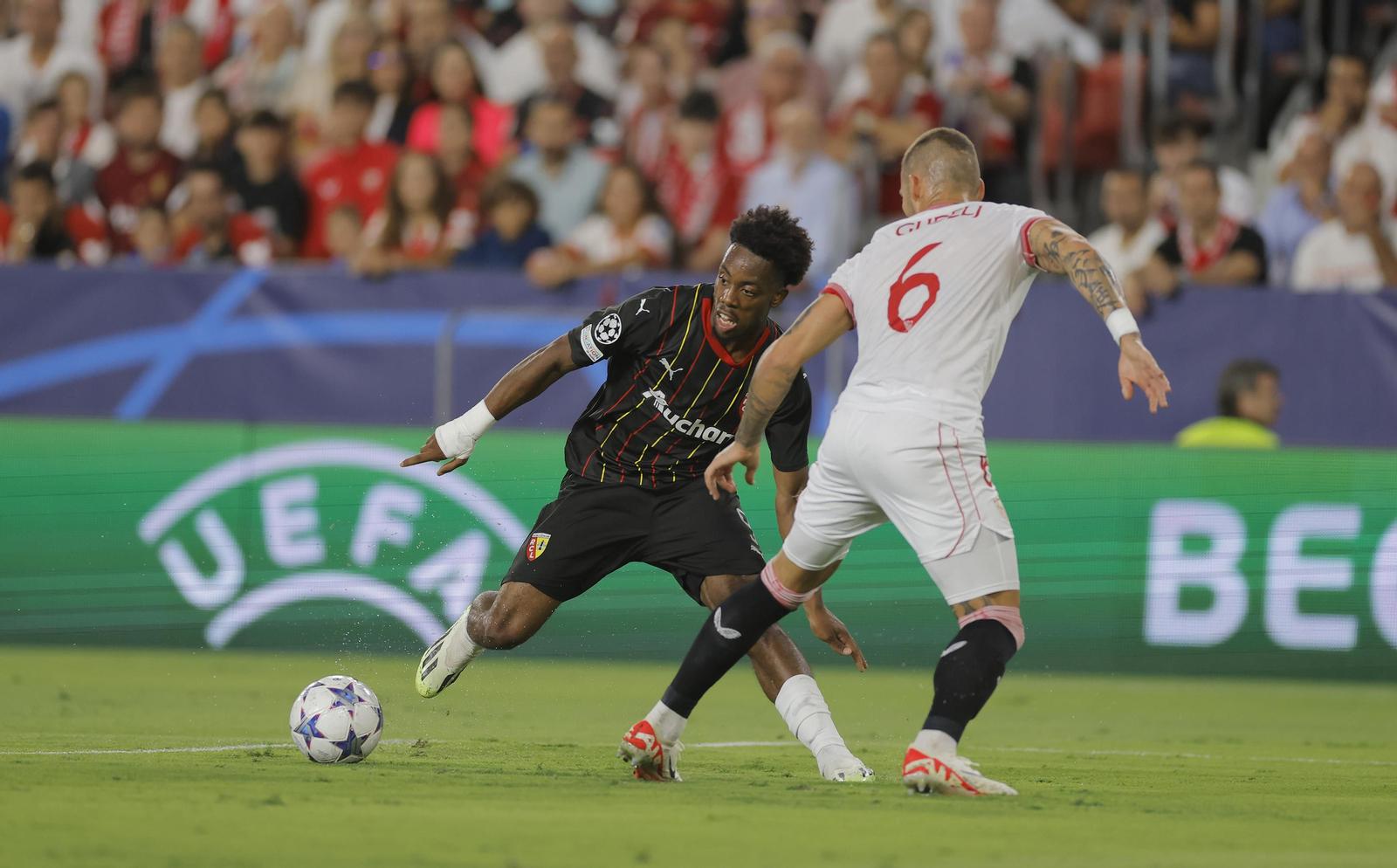 Las fotos del Sevilla-Lens de Champions