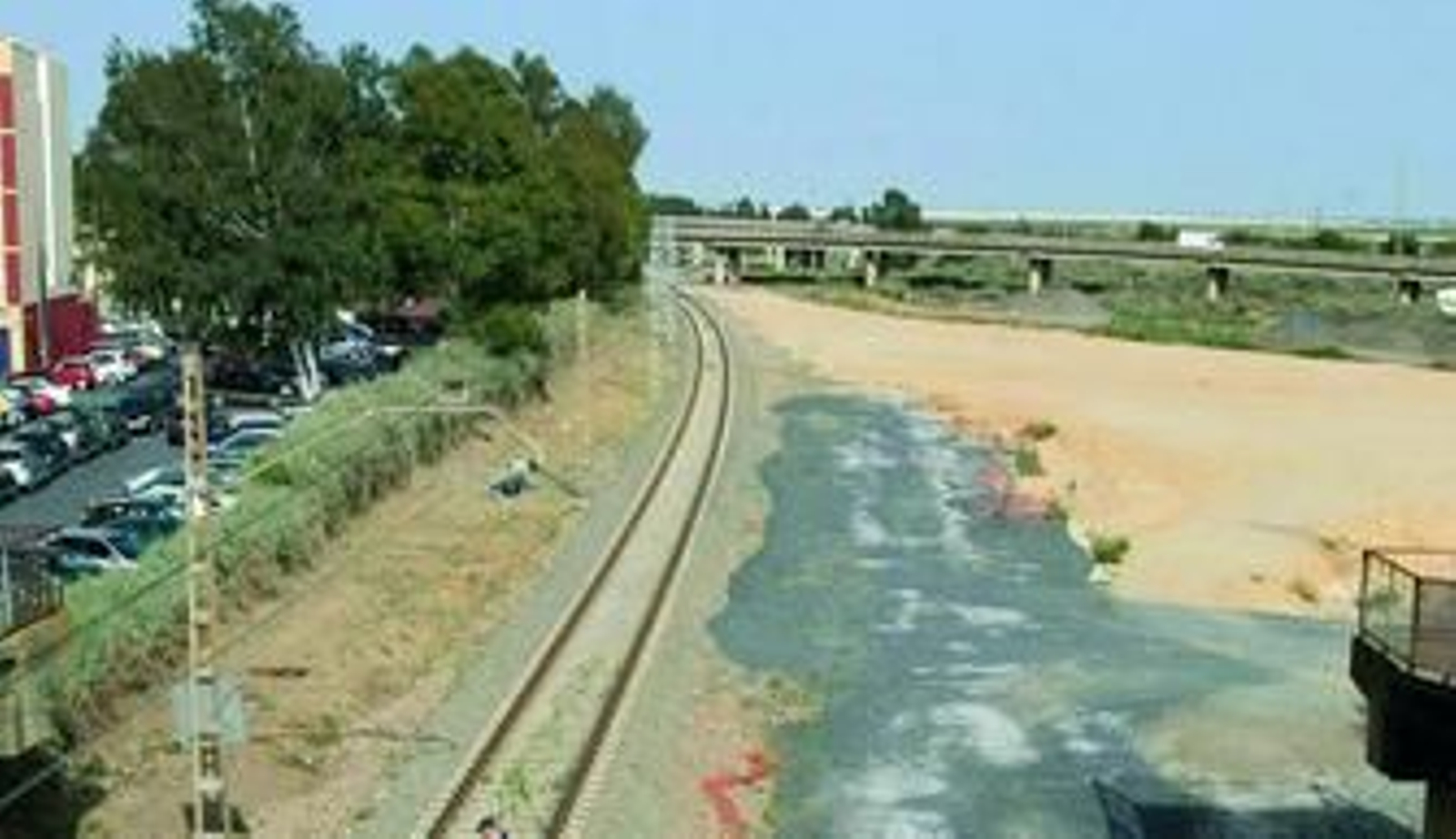 Paraje de Las Metas, donde las obras de la infraestructura del AVE llevan paralizadas desde la primavera de 2011.