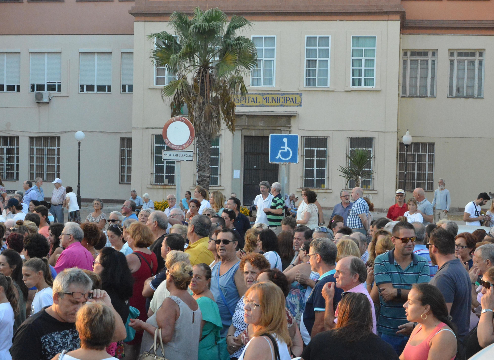 Manifestación por la sanidad pública en La Línea