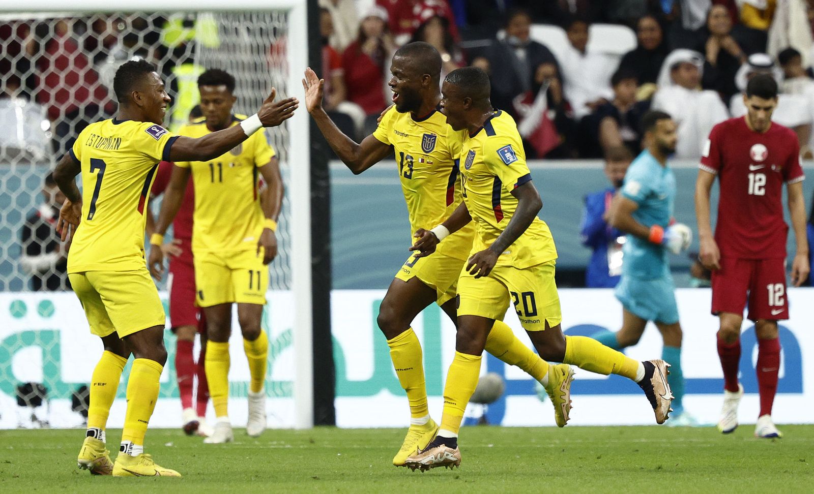 Las imágenes del Qatar - Ecuador, partido inaugural del Mundial 2022