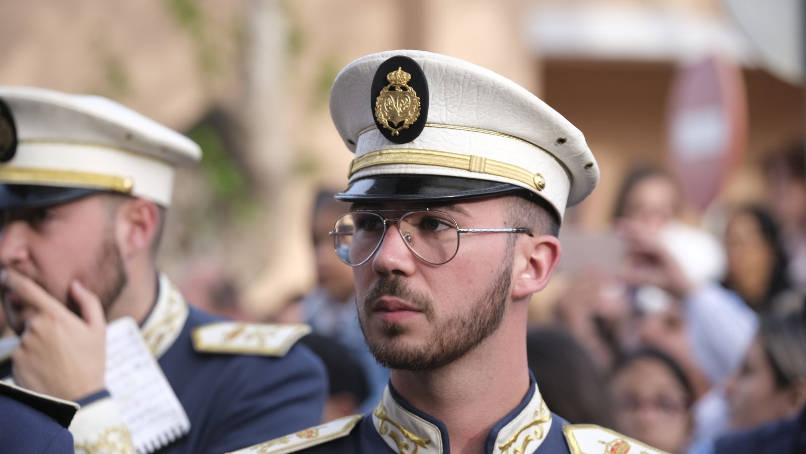 La procesión del Encuentro por las calles de Almería, en imágenes