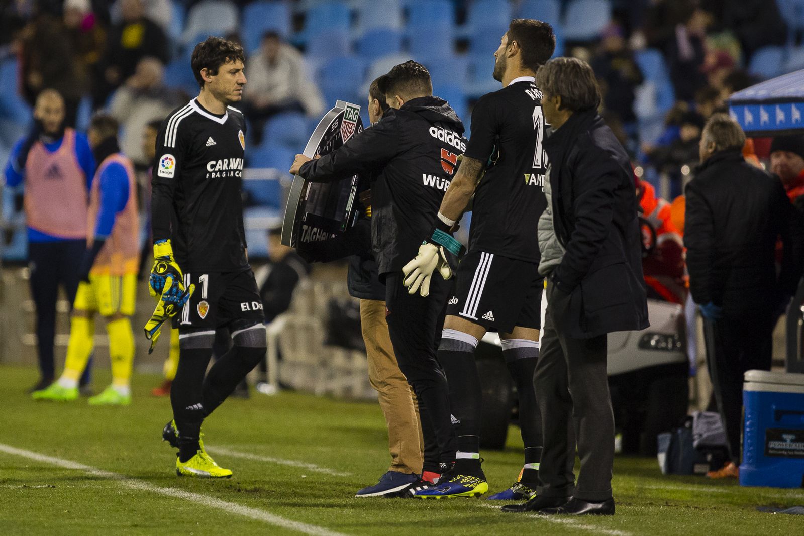 Las imágenes del Zaragoza-Cádiz