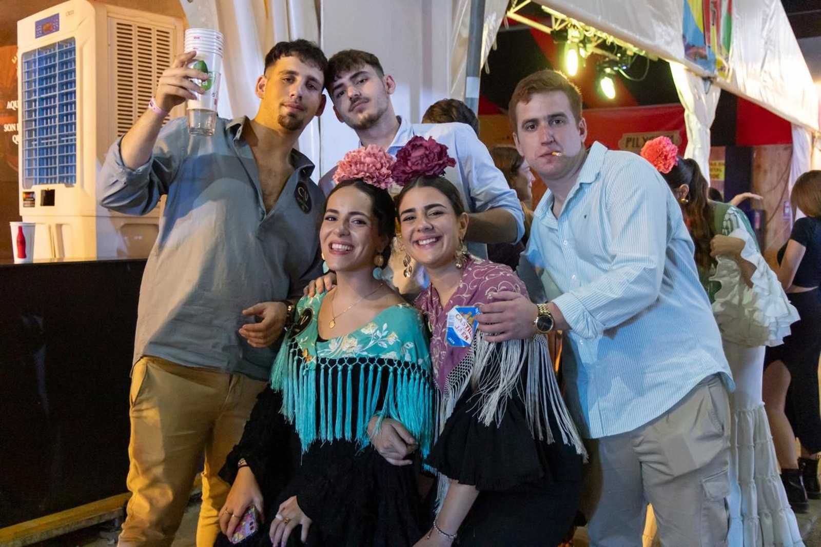 Los jiennenses disfrutan una noche más de la Feria de San Lucas