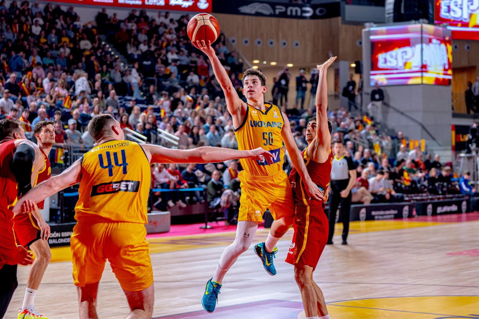 Las mejores fotos del España-Ucrania de baloncesto