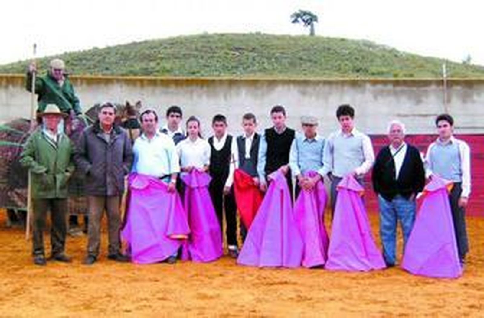 Tienta de los futuros toreros en Belalcázar