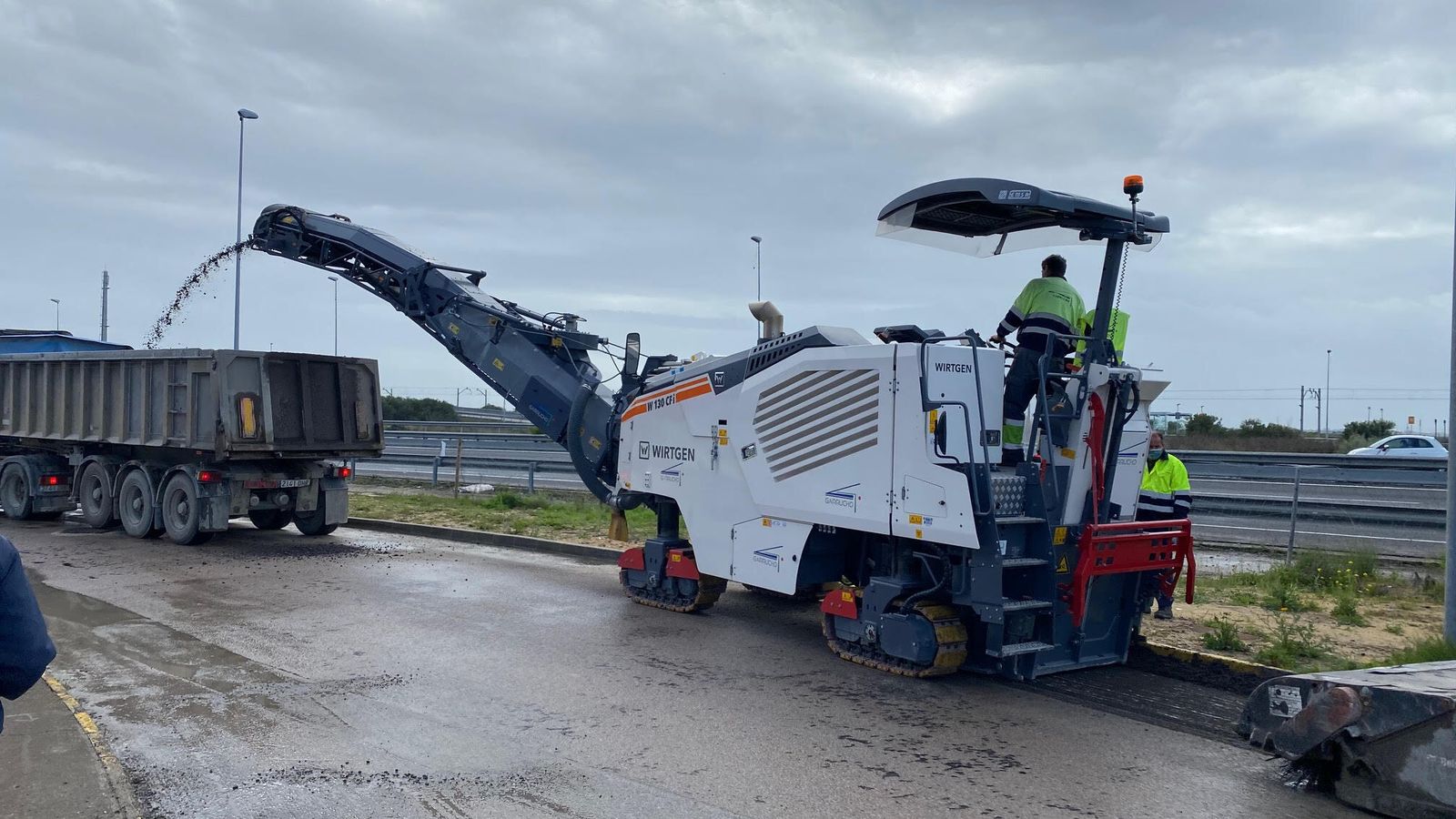 Obras en el Polígono Comercial tres Caminos
