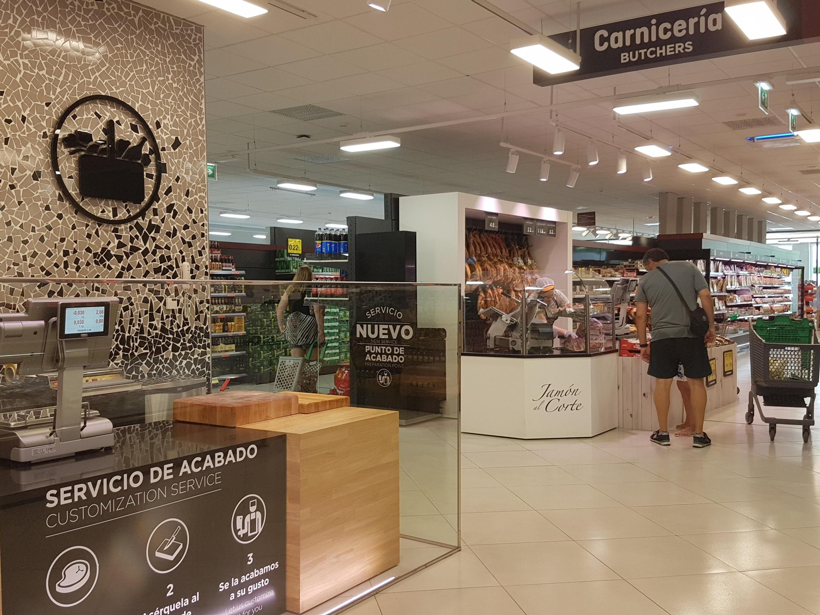 Modelo de tienda eficiente de Mercadona que abría en mayo en Mojácar.