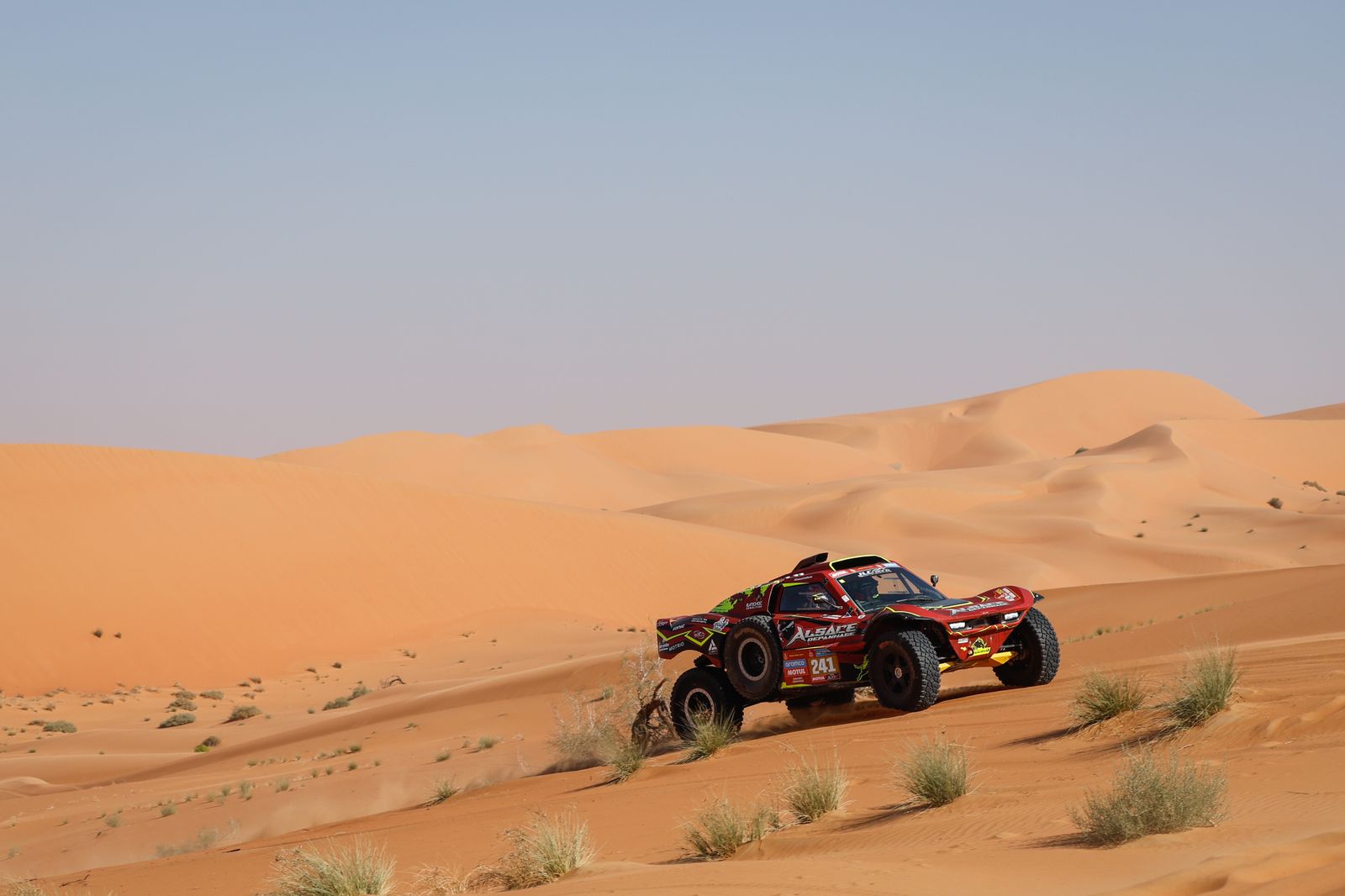 Las mejores fotos del Dakar por las dunas