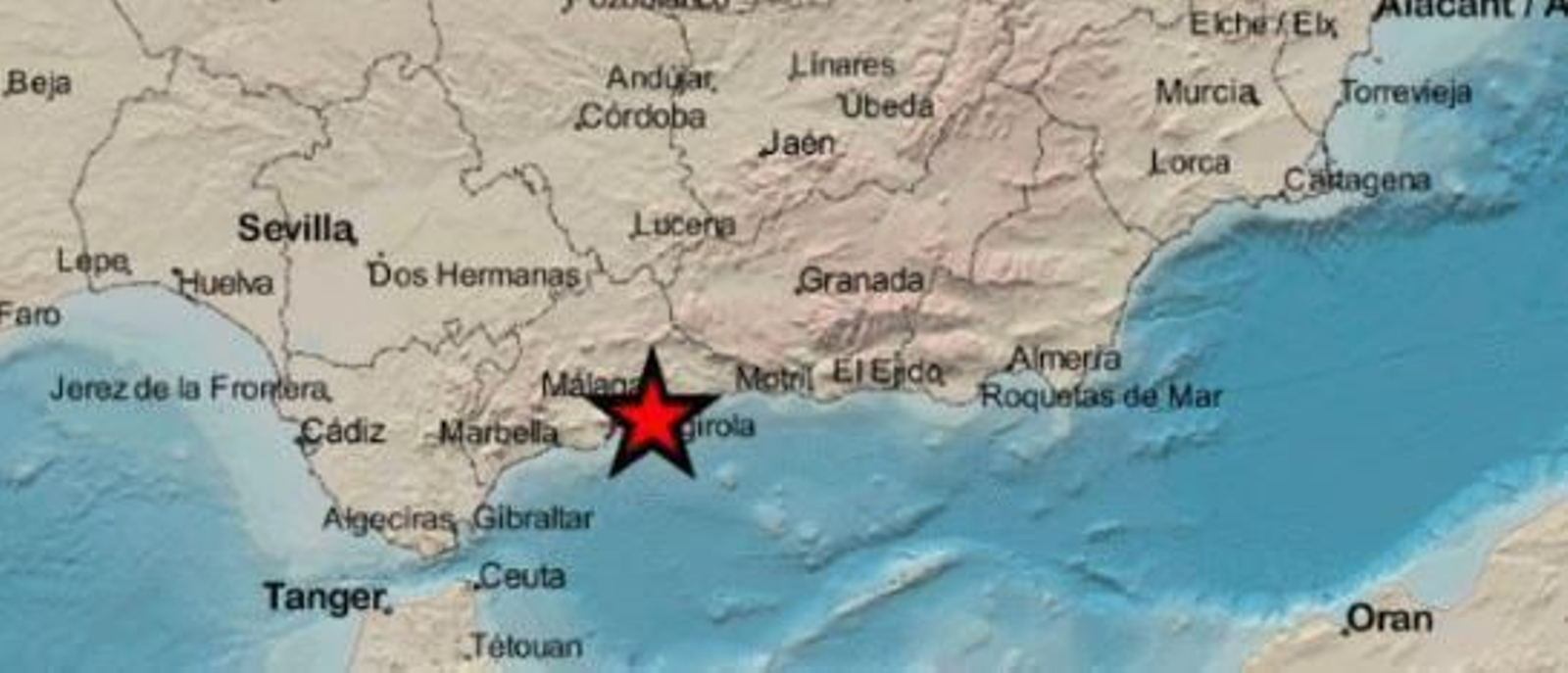 Epicentro del terremoto.