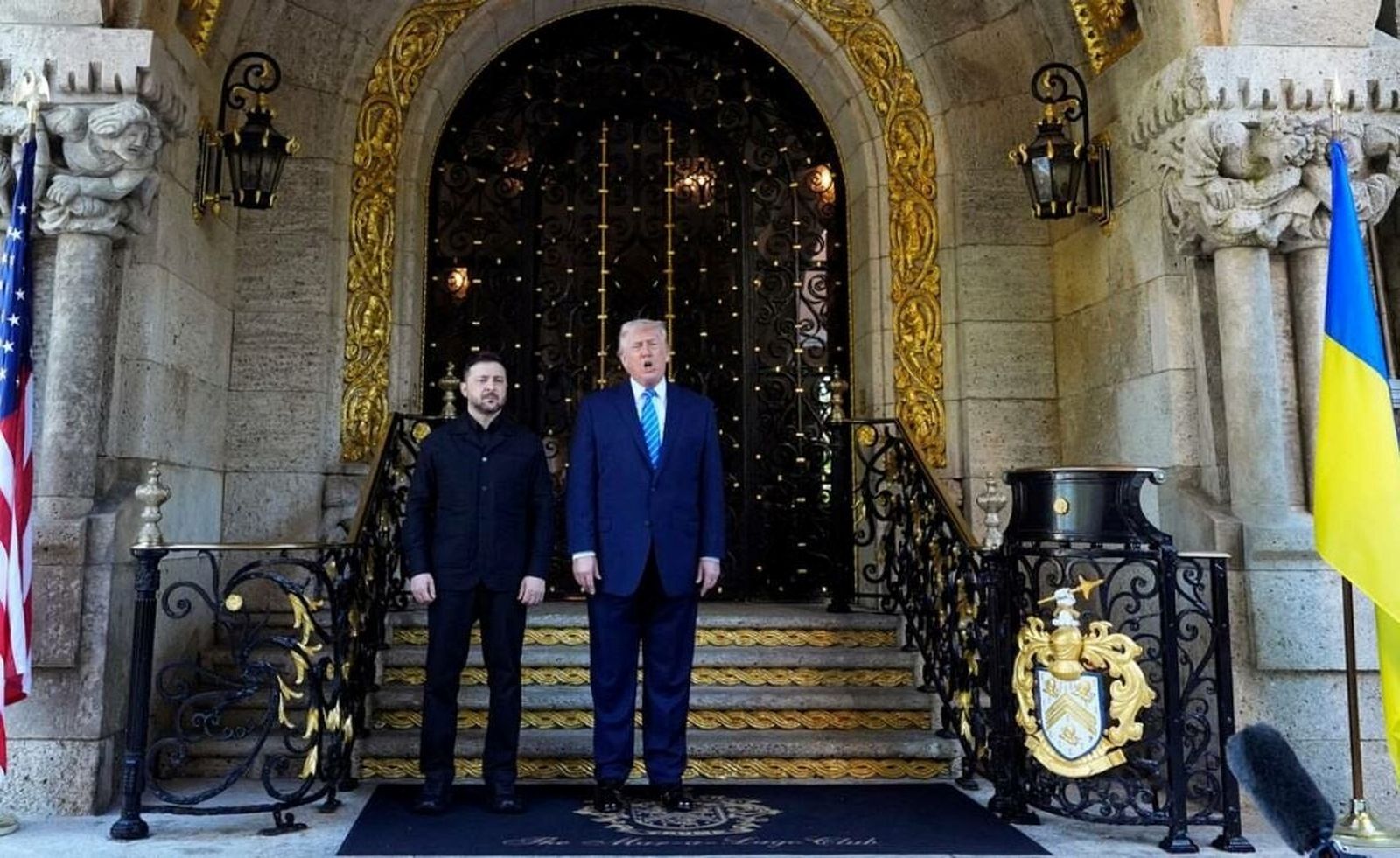 Trump junto a su homólogo Zelenski.