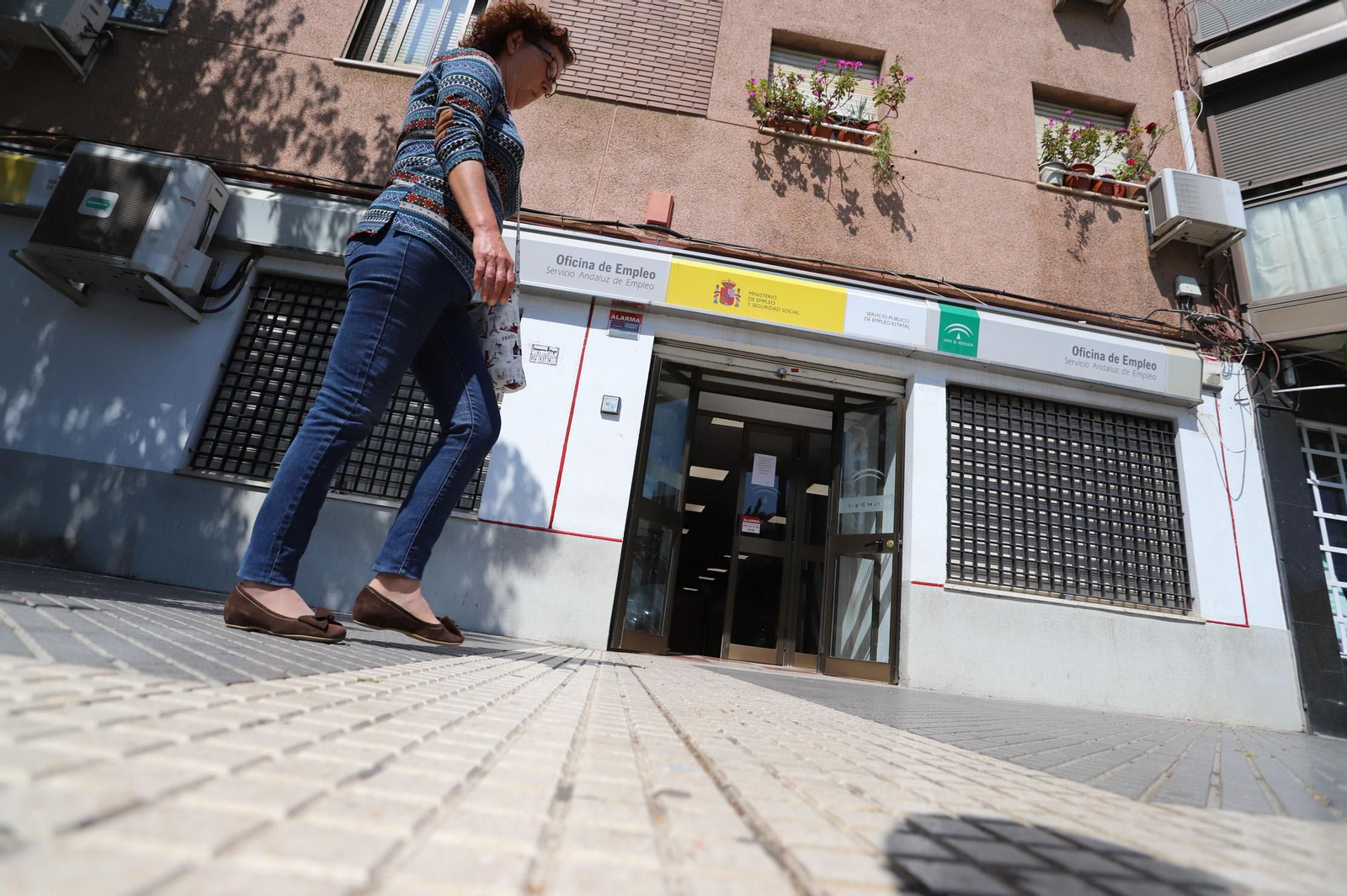 Una de las oficinas de empleo en la capital onubese.