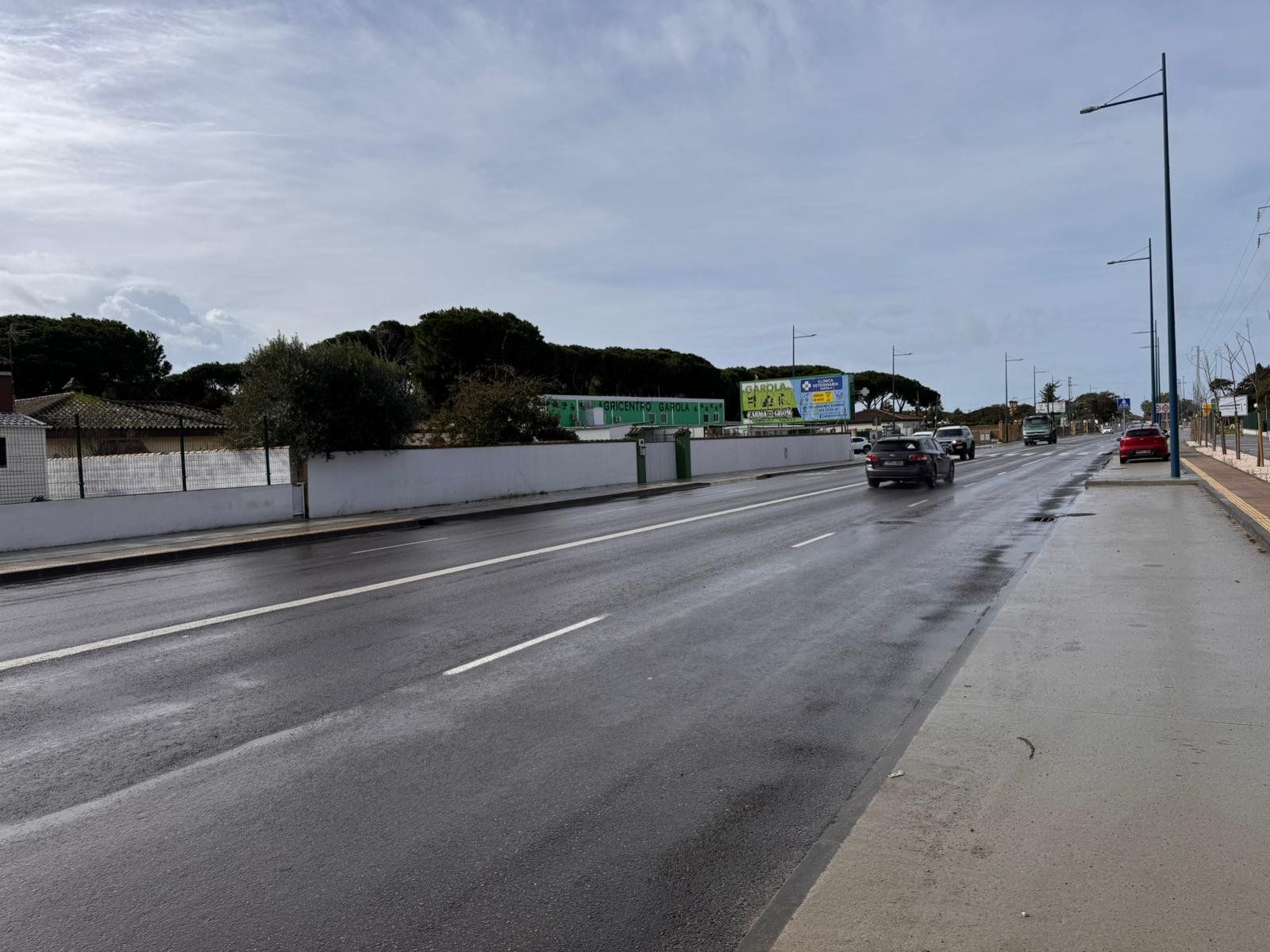 Avenida de la Rana Verde en Chiclana