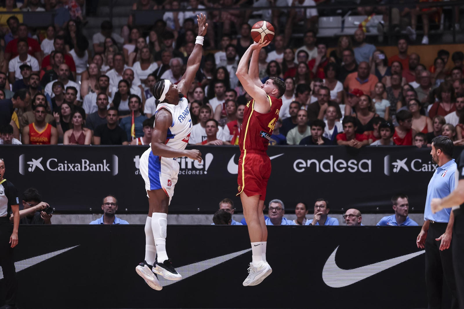Las fotos del España - Francia de baloncesto