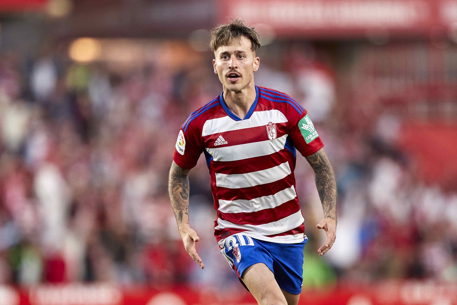 Ricard Sánchez, en el partido ante el Oviedo.