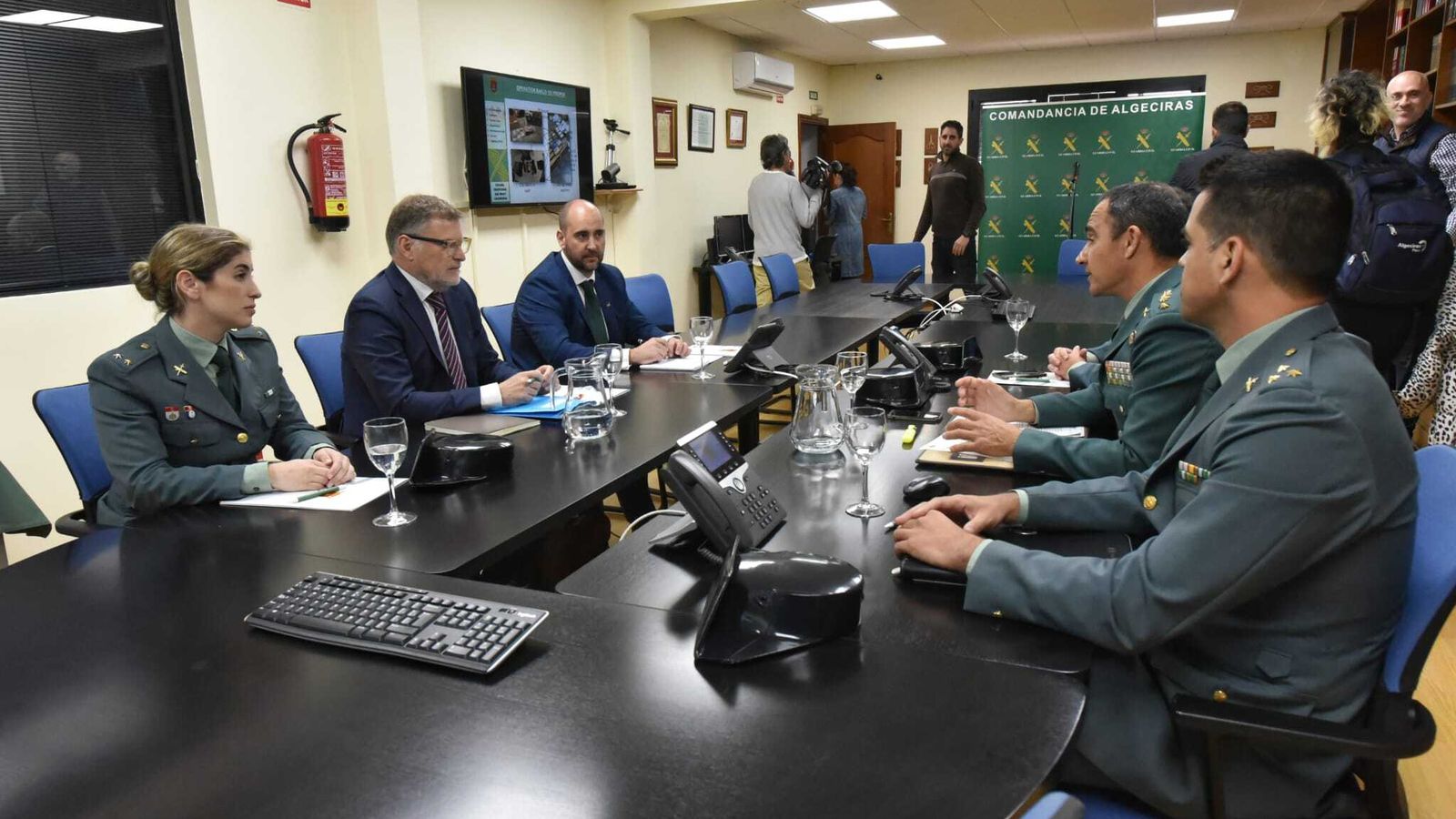 La reunión del coronel Francisco Almansa con Burkhard Mühm, jefe de Investigación de Europol.