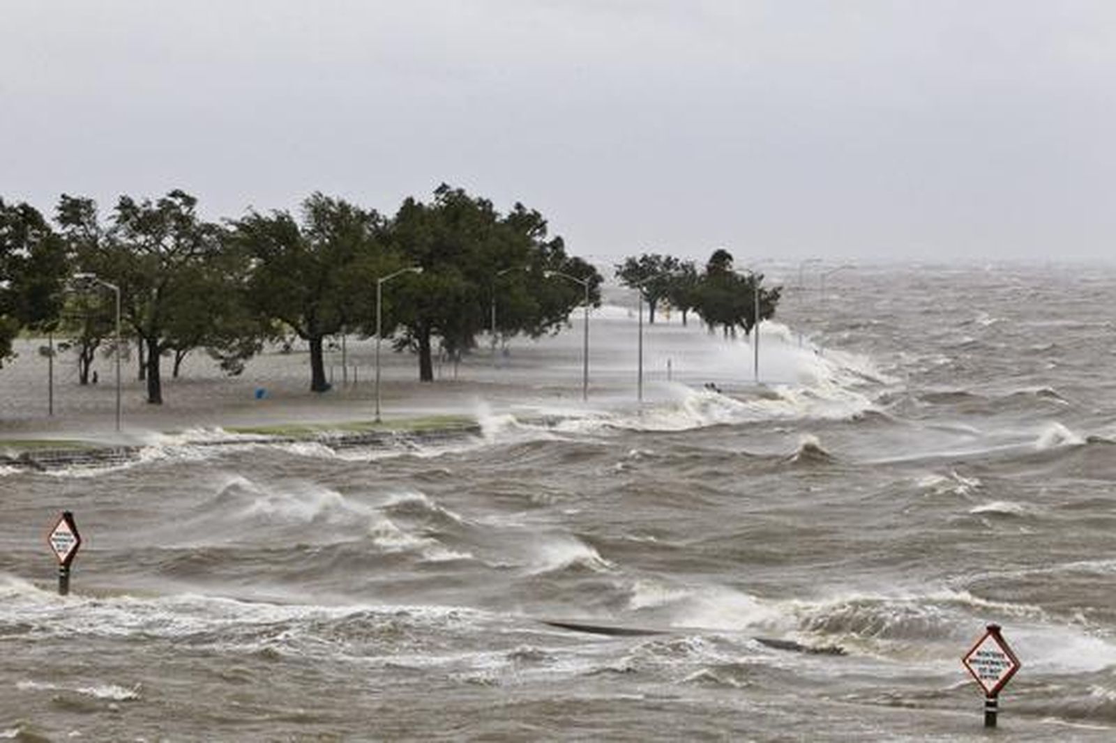 La llegada del huracán a Nueva Orleans(EEUU).

Foto: SKIP BOLEN(EFE)