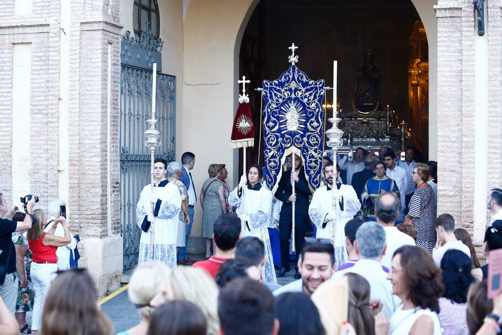 El traslado de la Virgen de la Victoria a la Catedral, en fotos