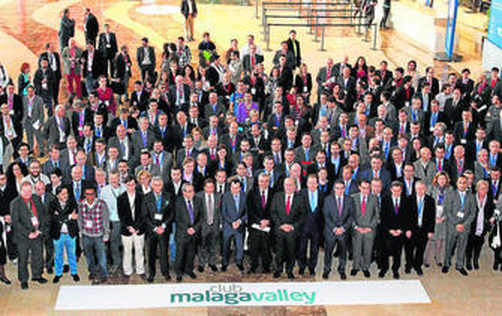Los participantes del Club Málaga Valley en el Palacio de Ferias y Congresos el pasado noviembre.