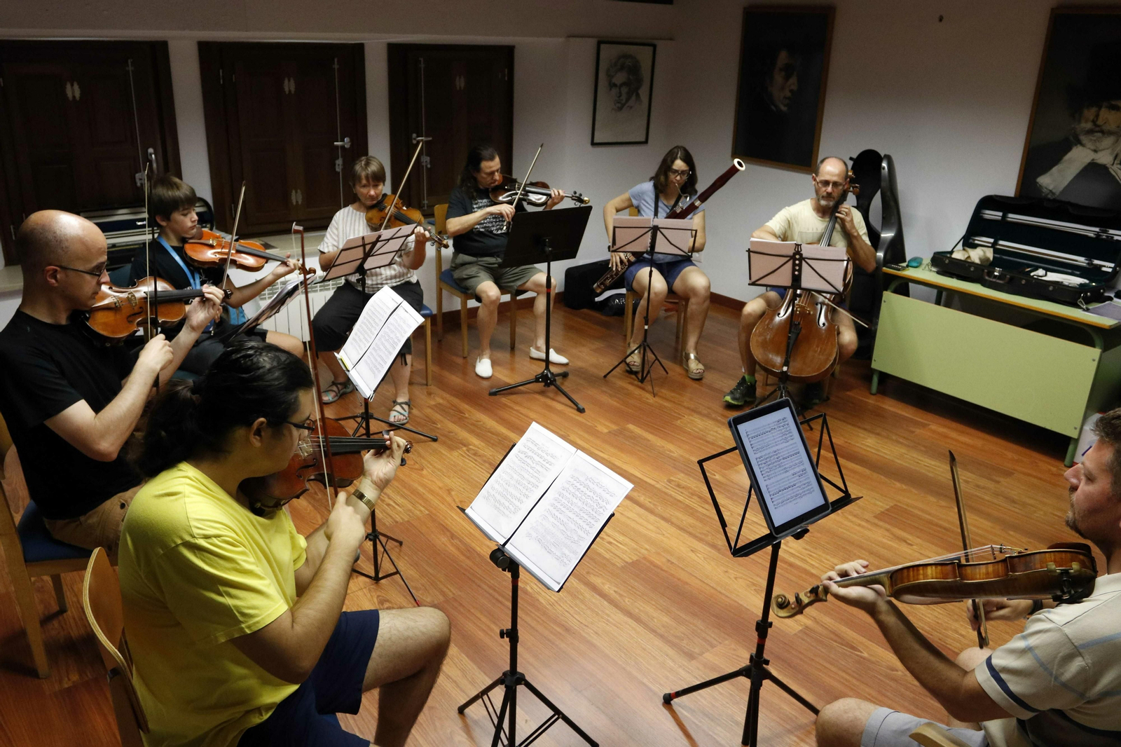 Fotogalería del taller de Orquesta Barroca