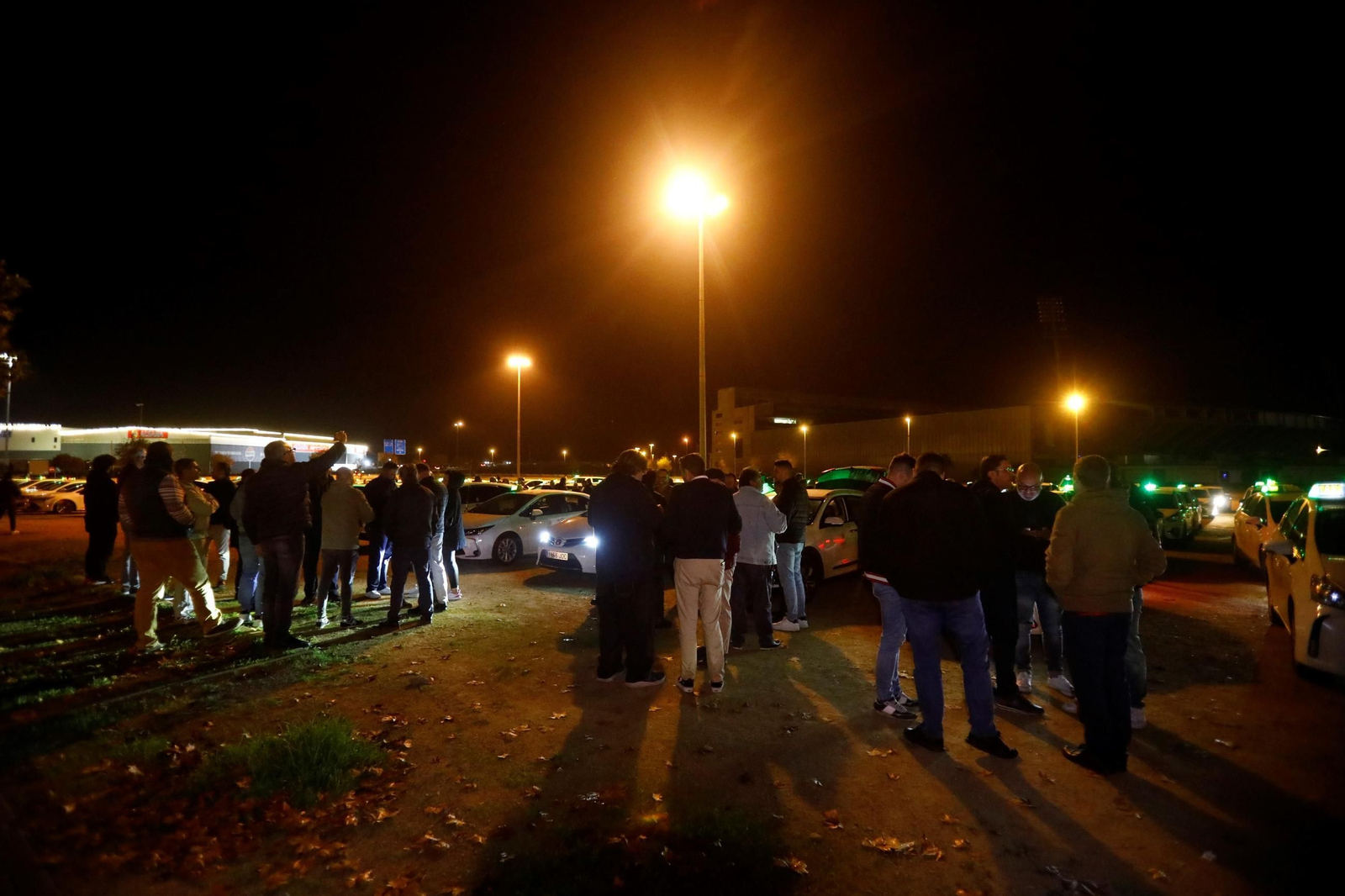 La protesta de los taxistas cordobeses contra las agresiones, en imágenes