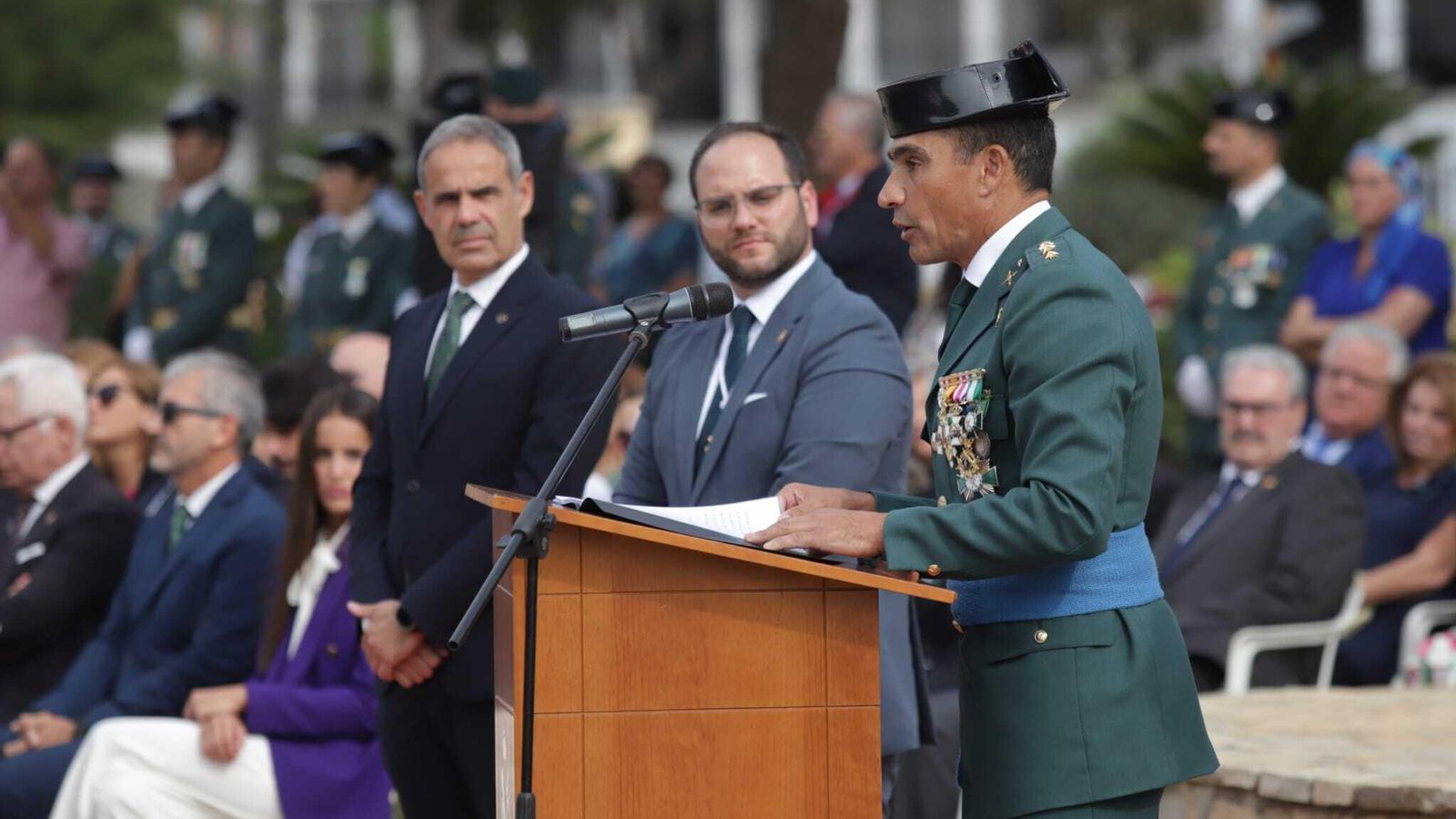 El coronel jefe de la Comandancia de la Guardia Civil de Algeciras, Francisco Almansa Aguilar.
