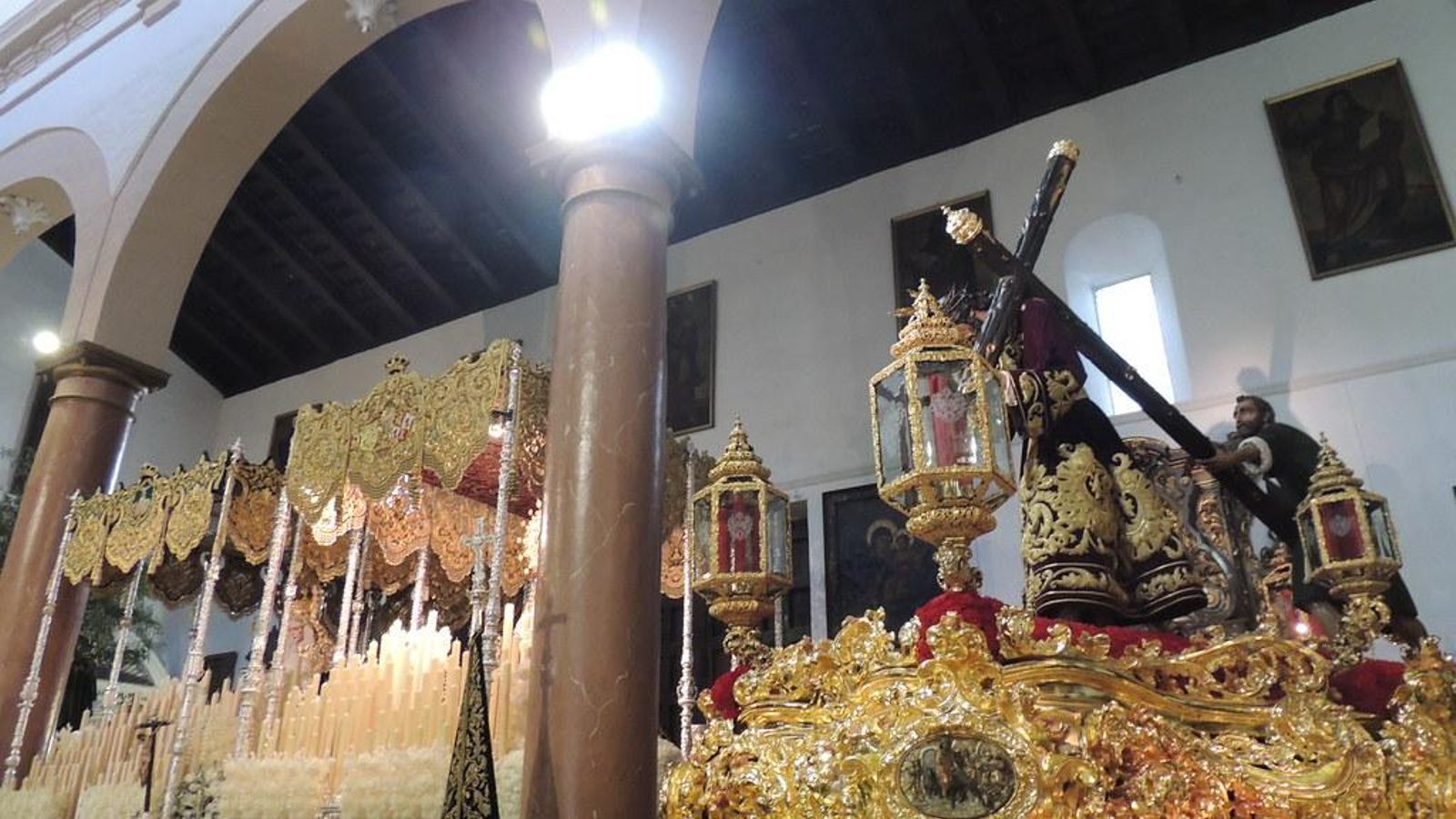Los pasos de San Roque el Domingo de Ramos de 2014