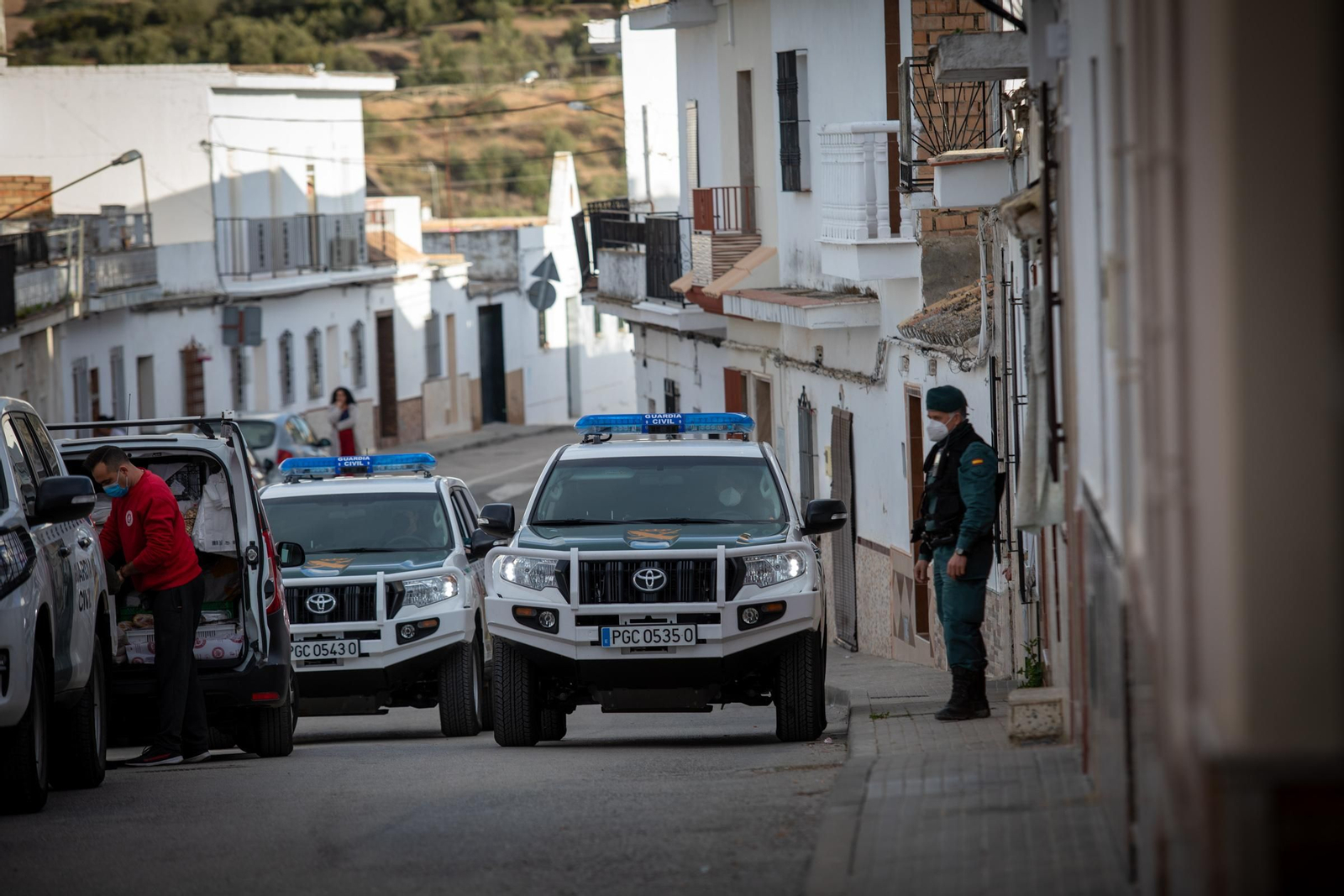 Operación de la Guardia Civil contra el clan de Los Piños en Puerto Serrano