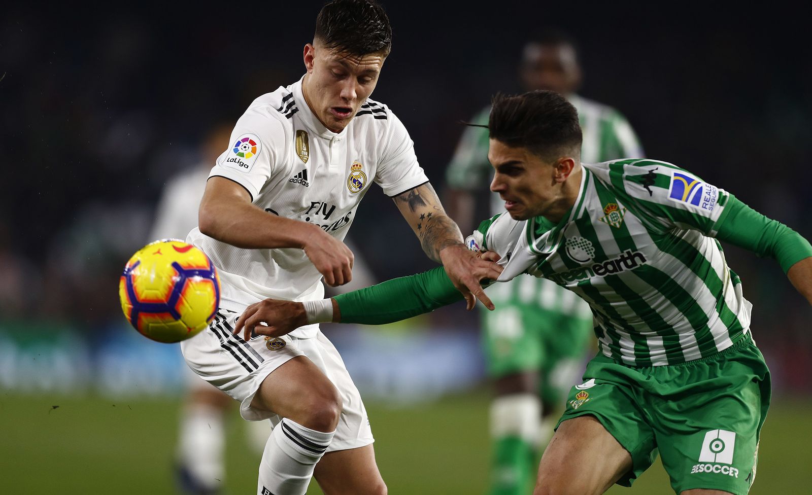 El Betis-Real Madrid, en imágenes.