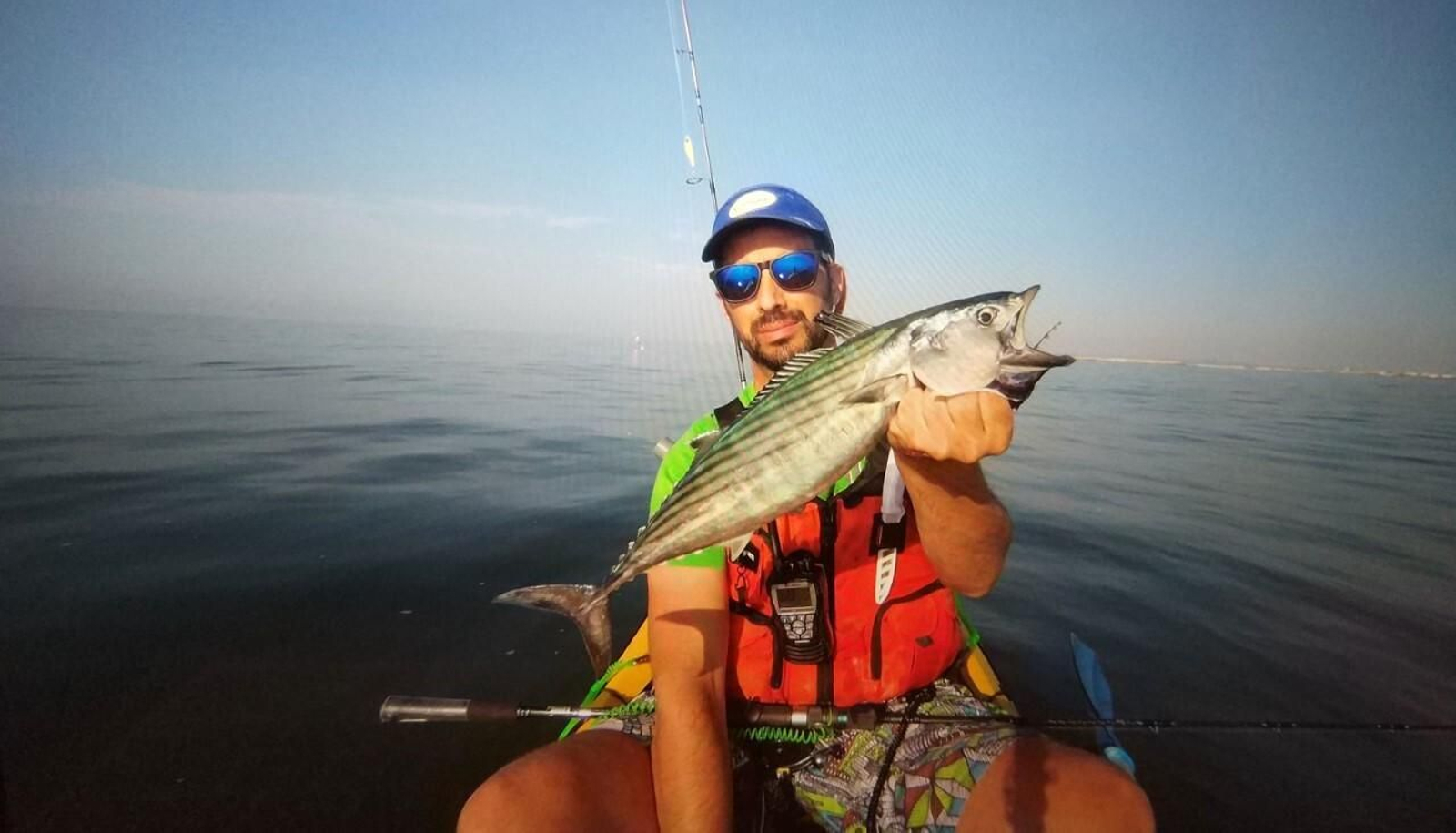 Pesca deportiva en káyak en Huelva