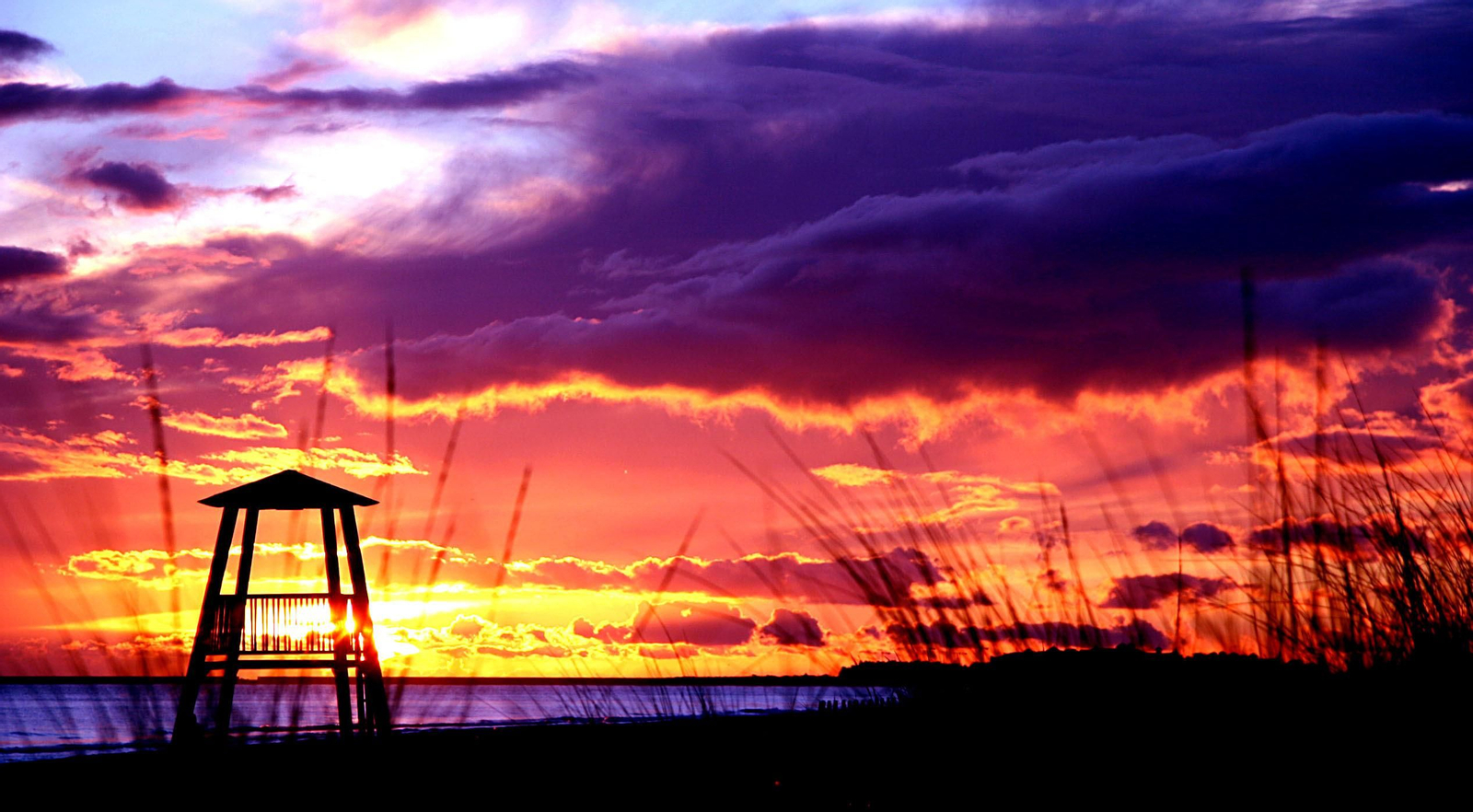 Atardecer en Isla Cristina