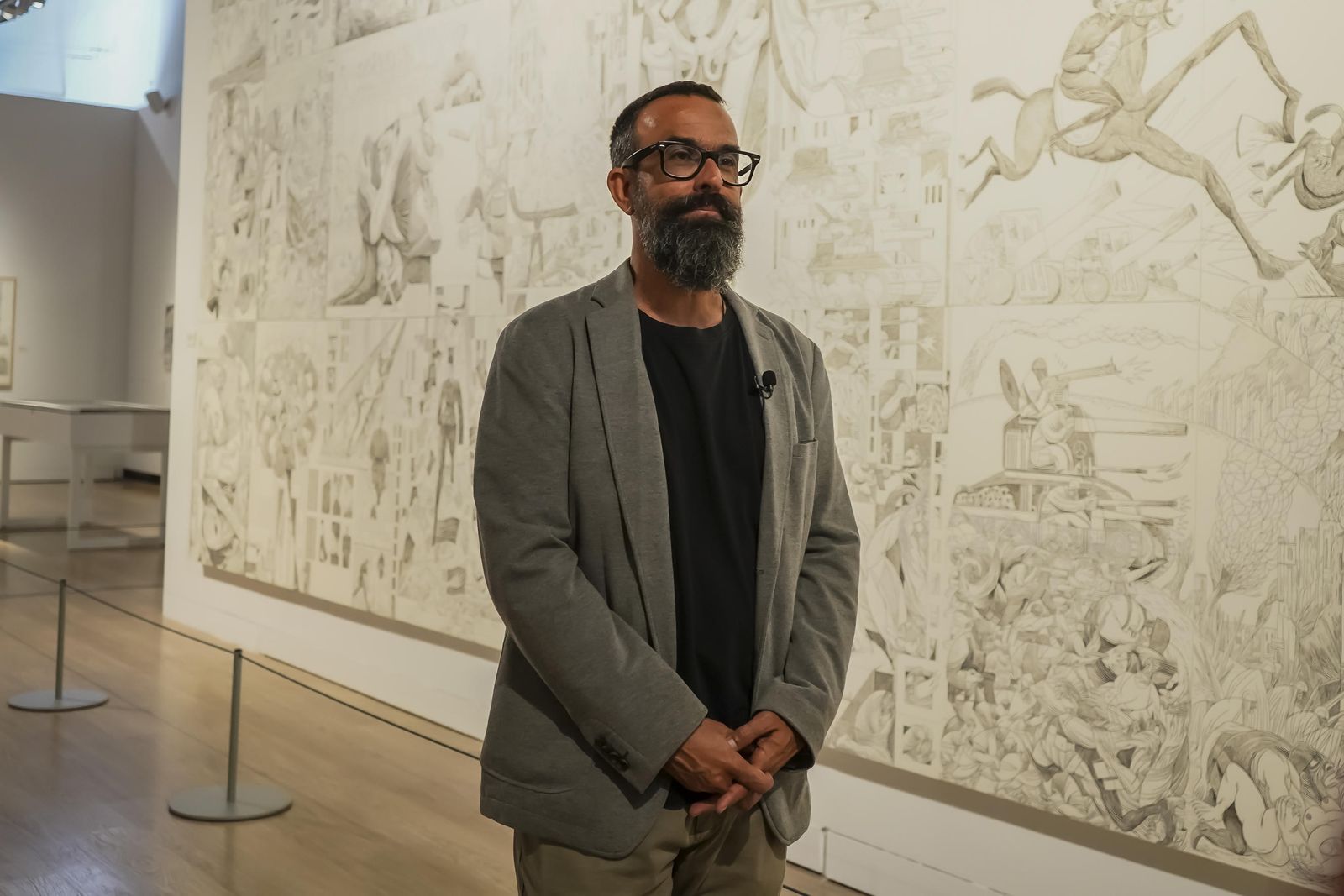 Sergio García durante su última exposición.