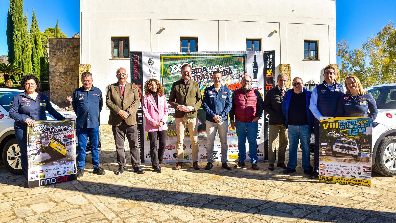Imagen de la presentación de la XXXIV Subida a Santa María de Trassierra, en el Castillo de la Albaida.