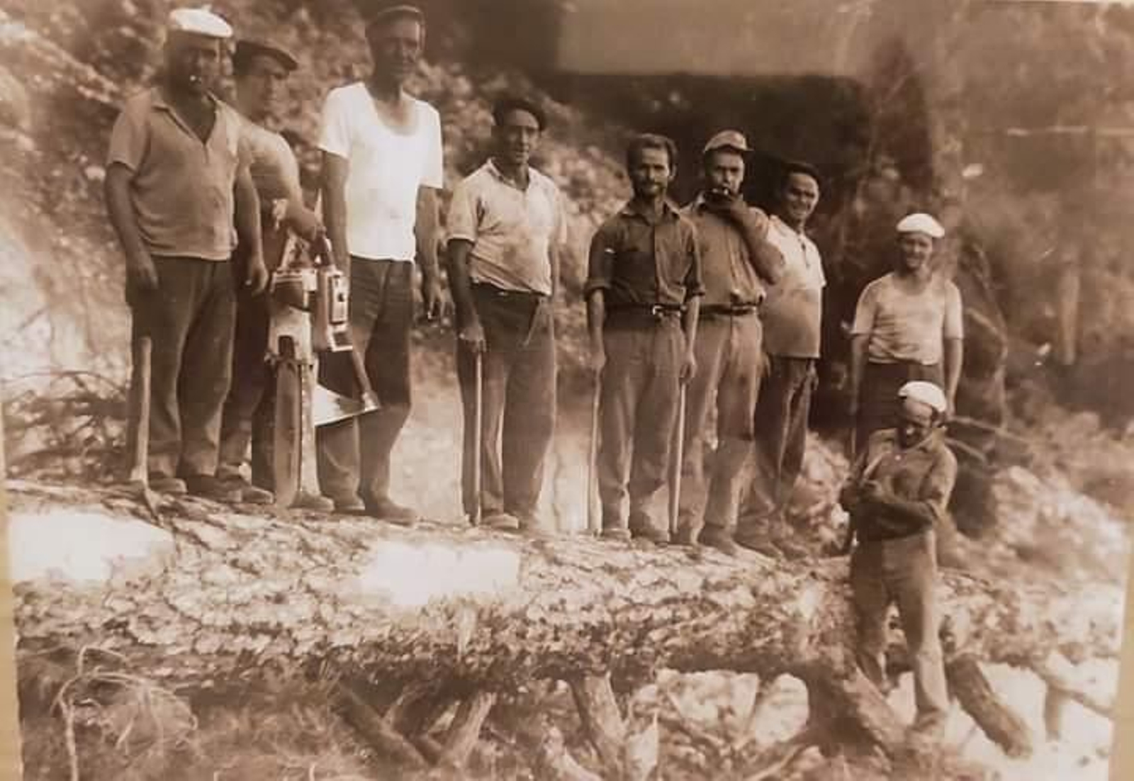 Así trabajaban los pineros de Segura.