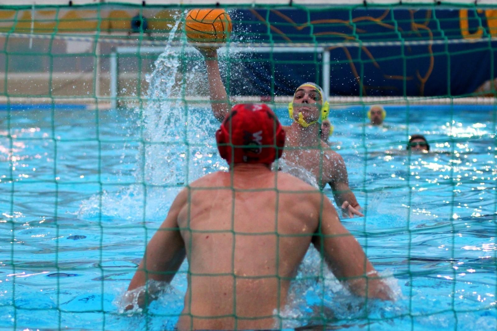 Una imagen de un penalti en el partido de la semana pasada contra el CN Helios.